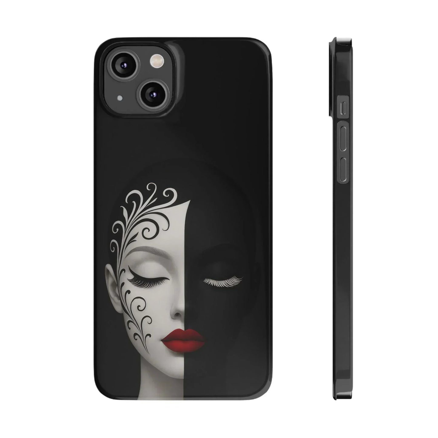 Artistic Head Design Phone Case for iPhone 7-16 Models - KarArmDesign