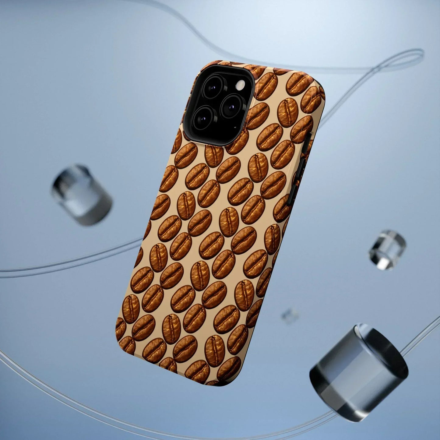 Coffee Pattern Phone Case for iPhone and Samsung Galaxy - KarArmDesign