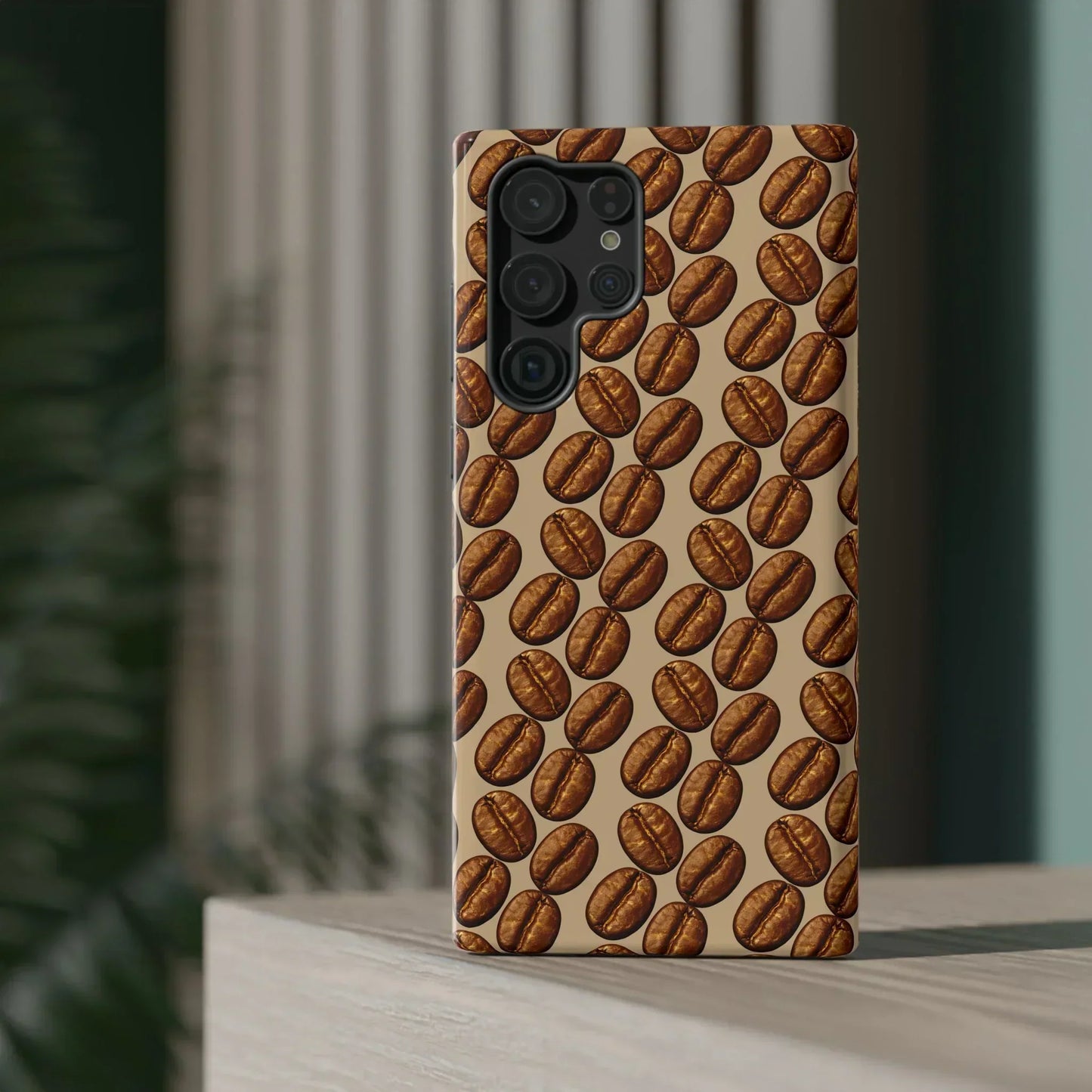 Coffee Pattern Phone Case for iPhone and Samsung Galaxy - KarArmDesign