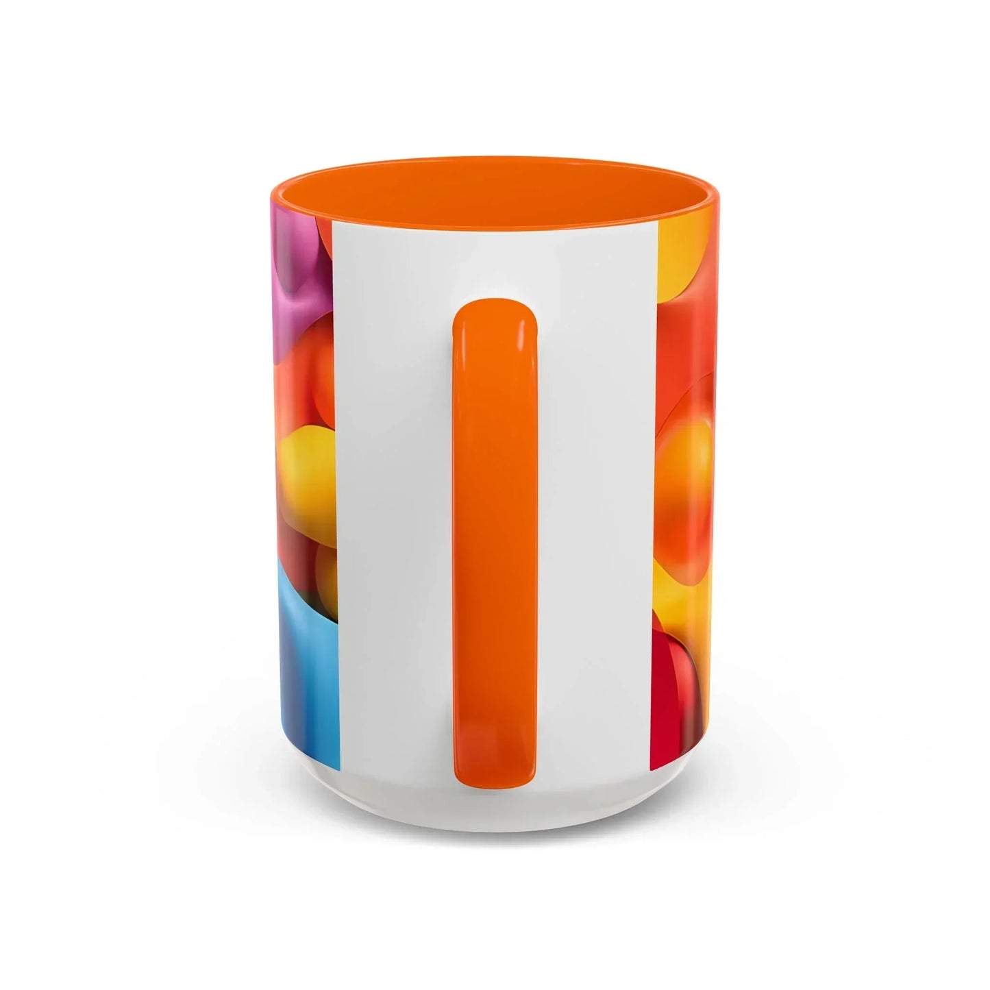 Bold Geometric Accent Coffee Ceramic Mug - KarArmDesign