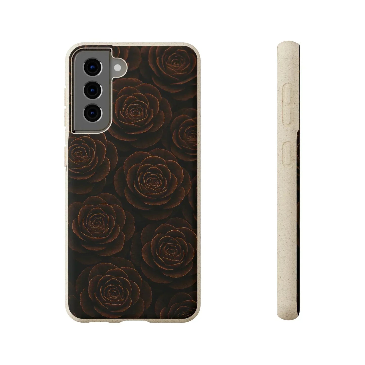 Wooden Roses Phone Case for iPhone 11-16 and Samsung Galaxy S20-S22 Models - KarArmDesign