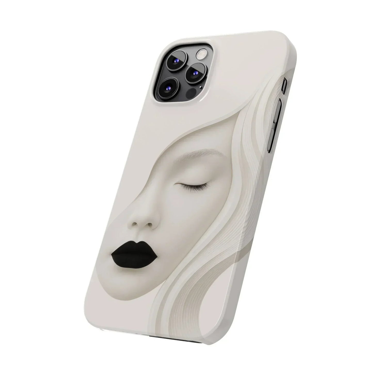 Minimalist Face Phone Case for iPhone 7-16 Models - KarArmDesign