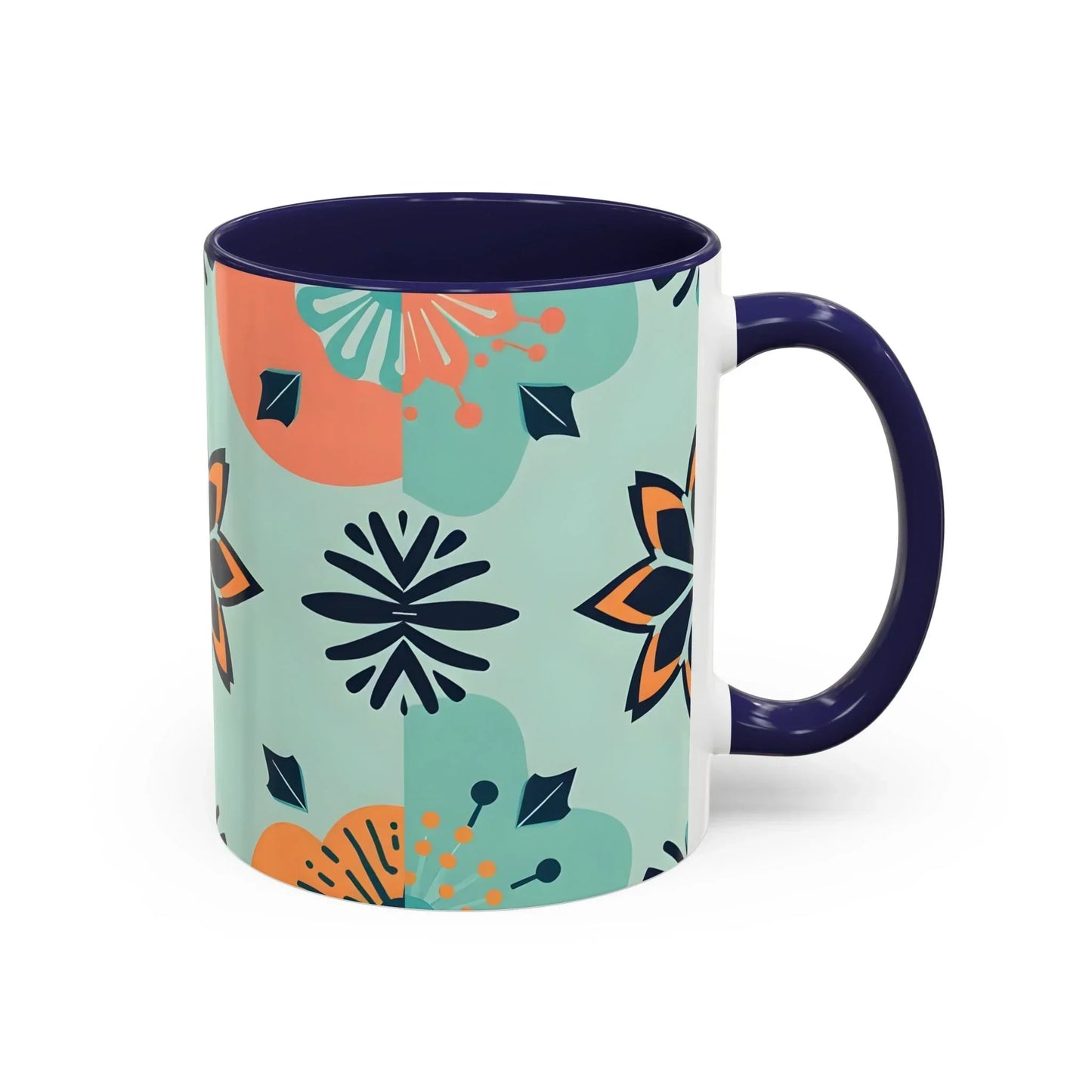Floral Ornament Coffee Mug – 11oz - KarArmDesign