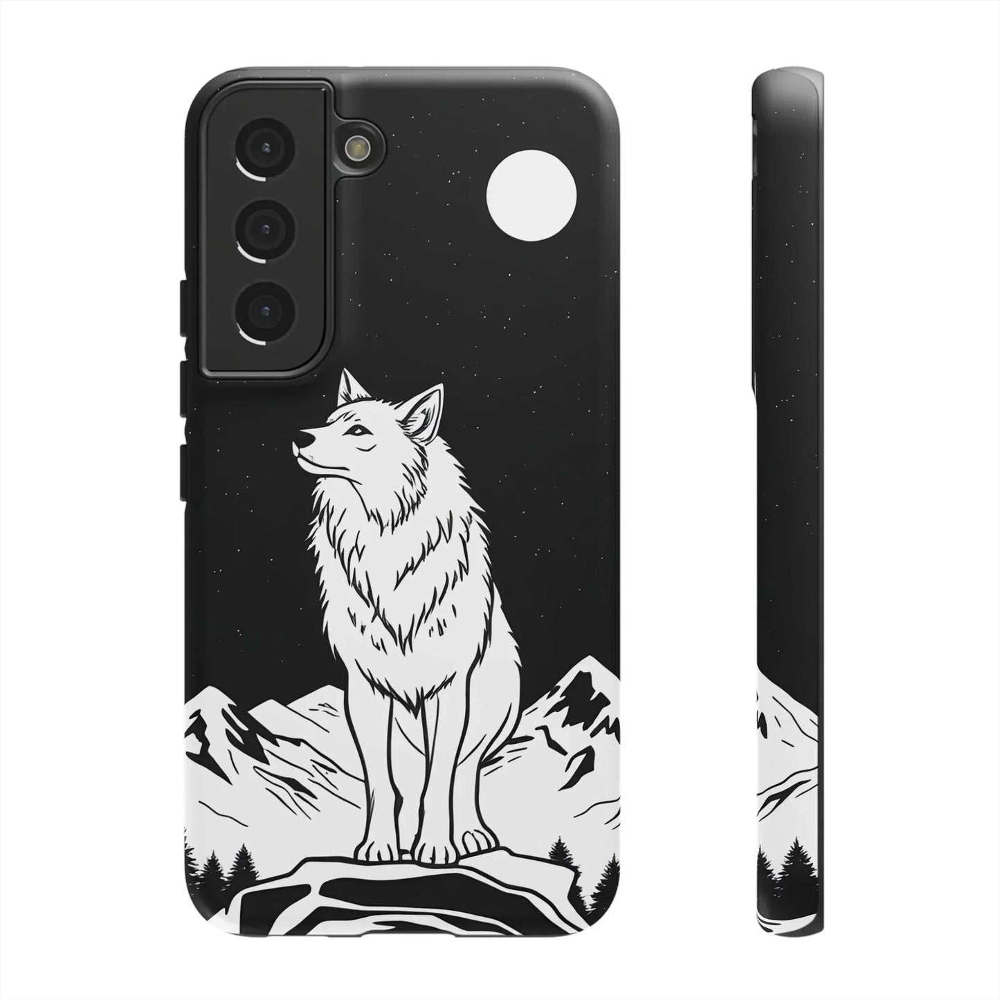 Majestic Wolf Phone Case for iPhone and Samsung Galaxy - KarArmDesign