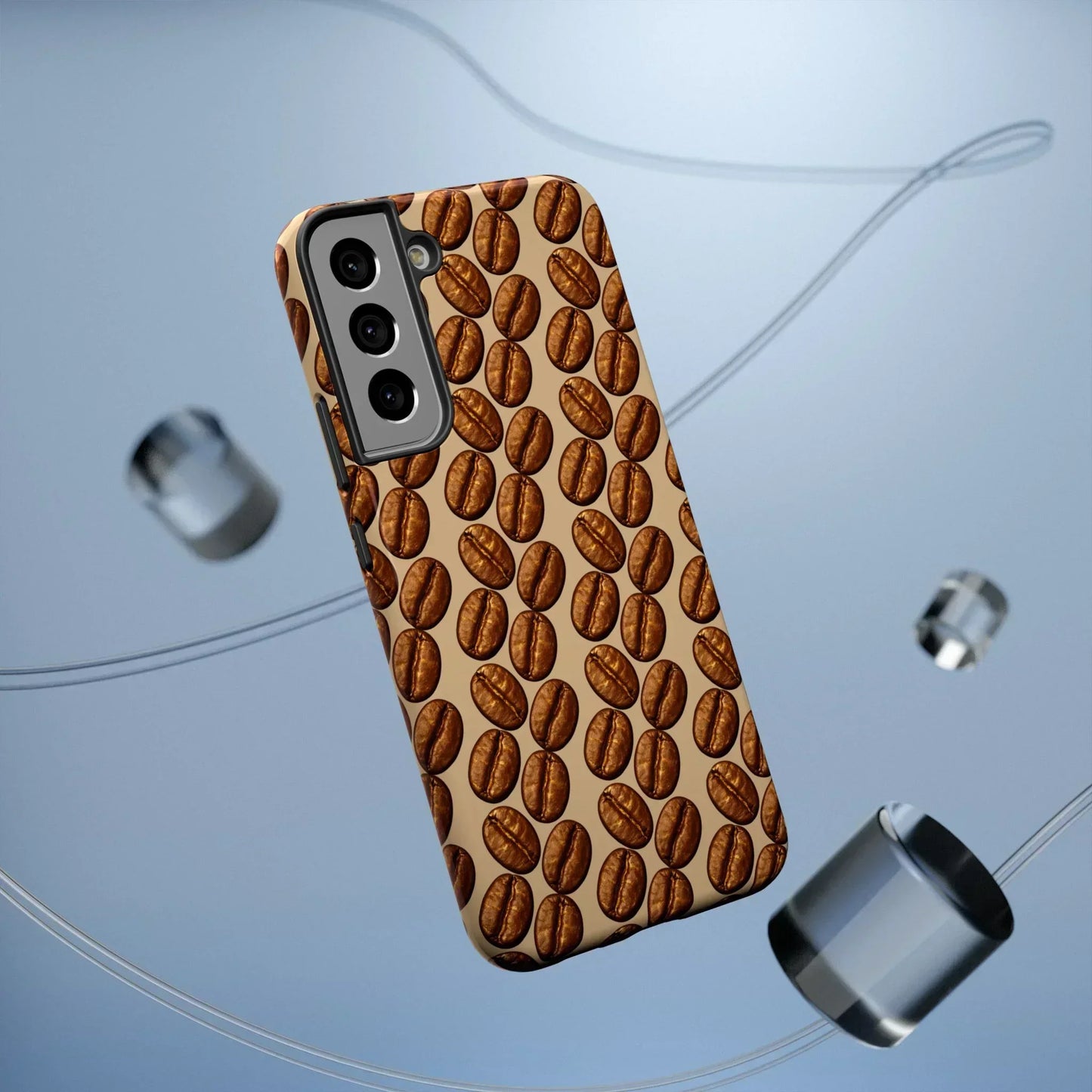 Coffee Pattern Phone Case for iPhone and Samsung Galaxy - KarArmDesign