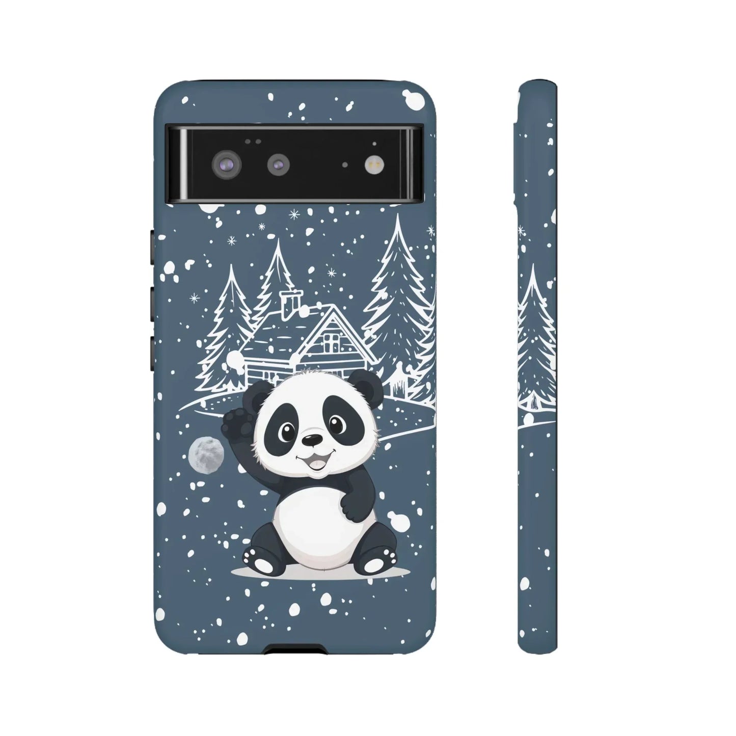 Cute Panda Phone Case for Samsung Galaxy and Google Pixel - KarArmDesign