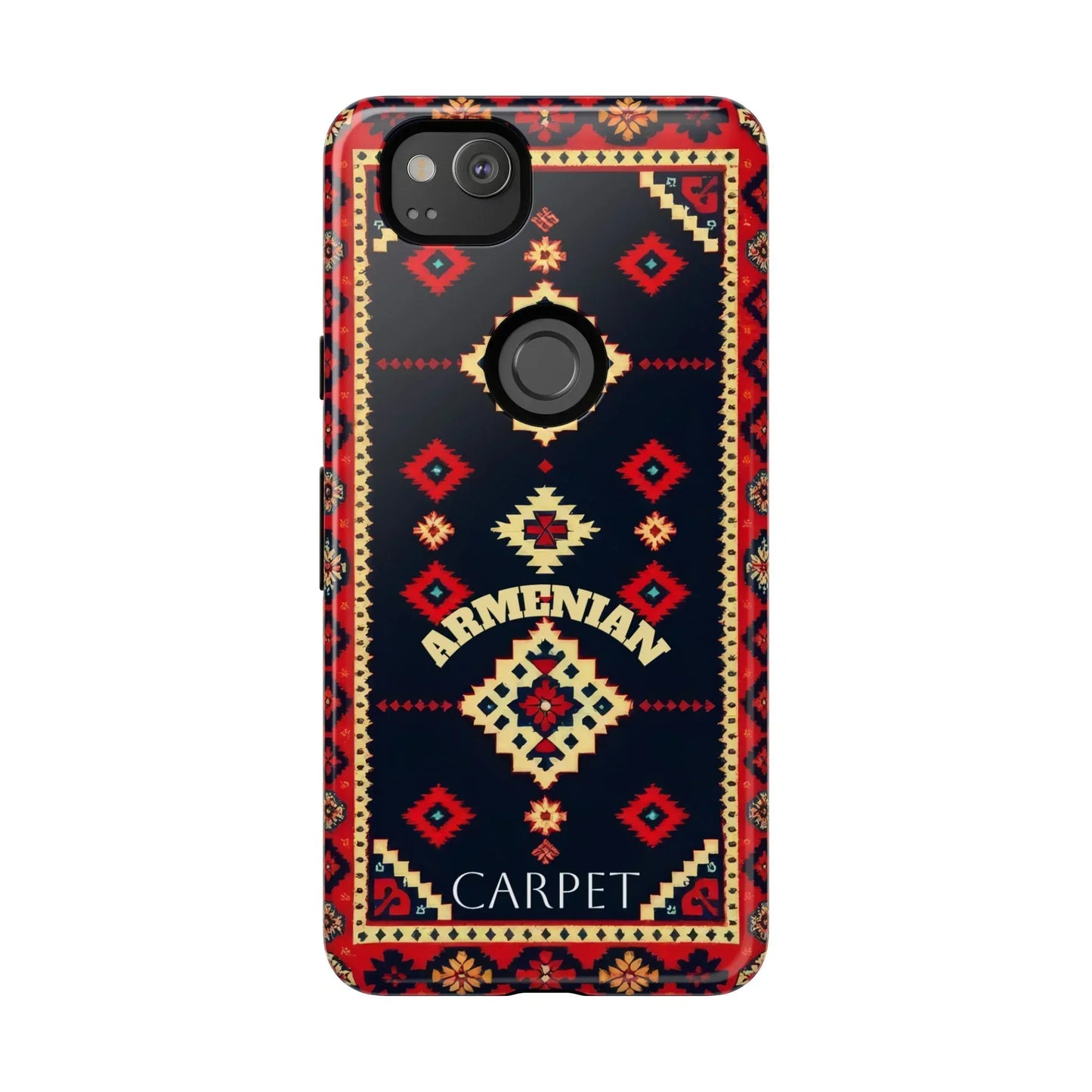 Armenian Carpet Design Phone Case for Samsung Galaxy and Google Pixel Models - KarArmDesign