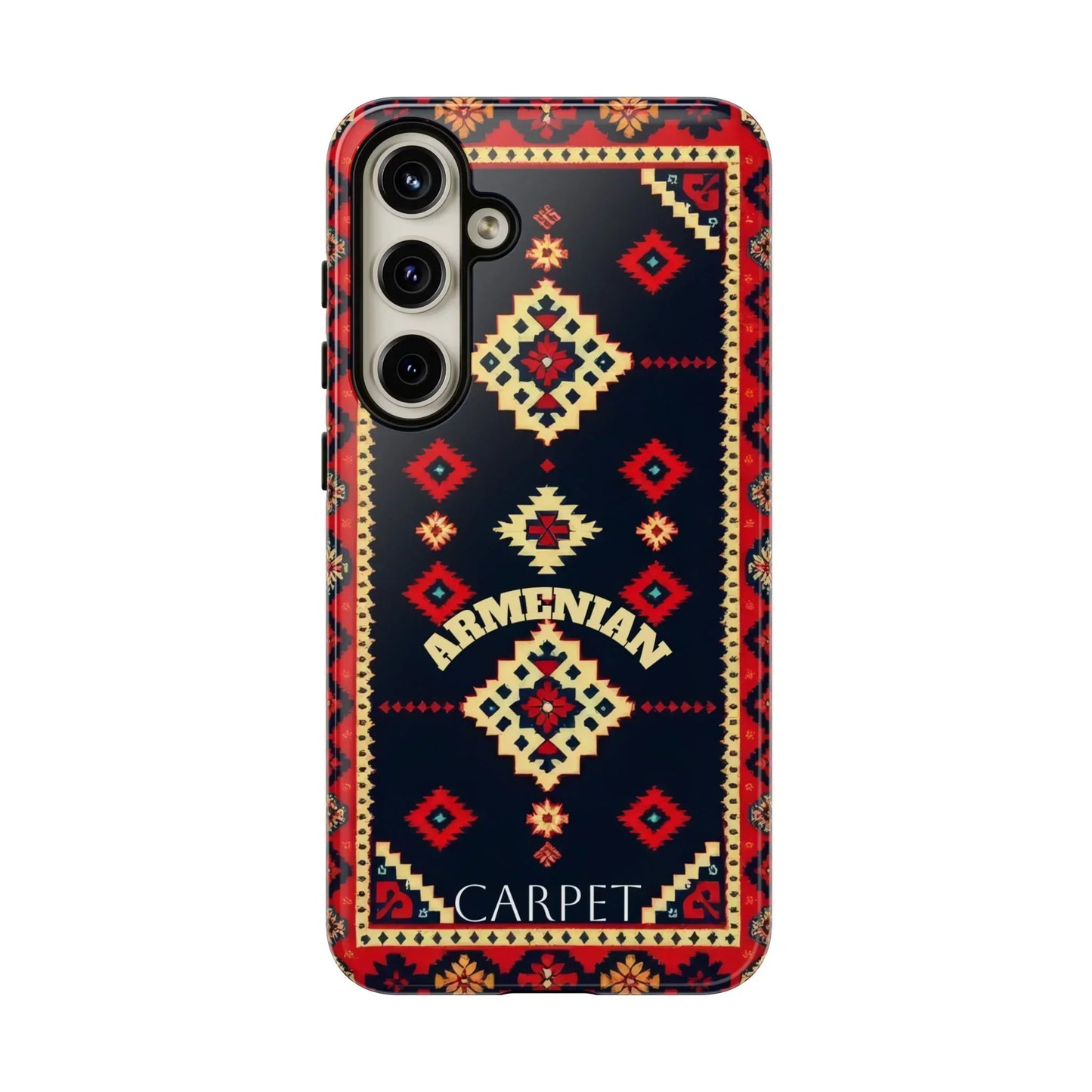 Armenian Carpet Design Phone Case for Samsung Galaxy and Google Pixel Models - KarArmDesign
