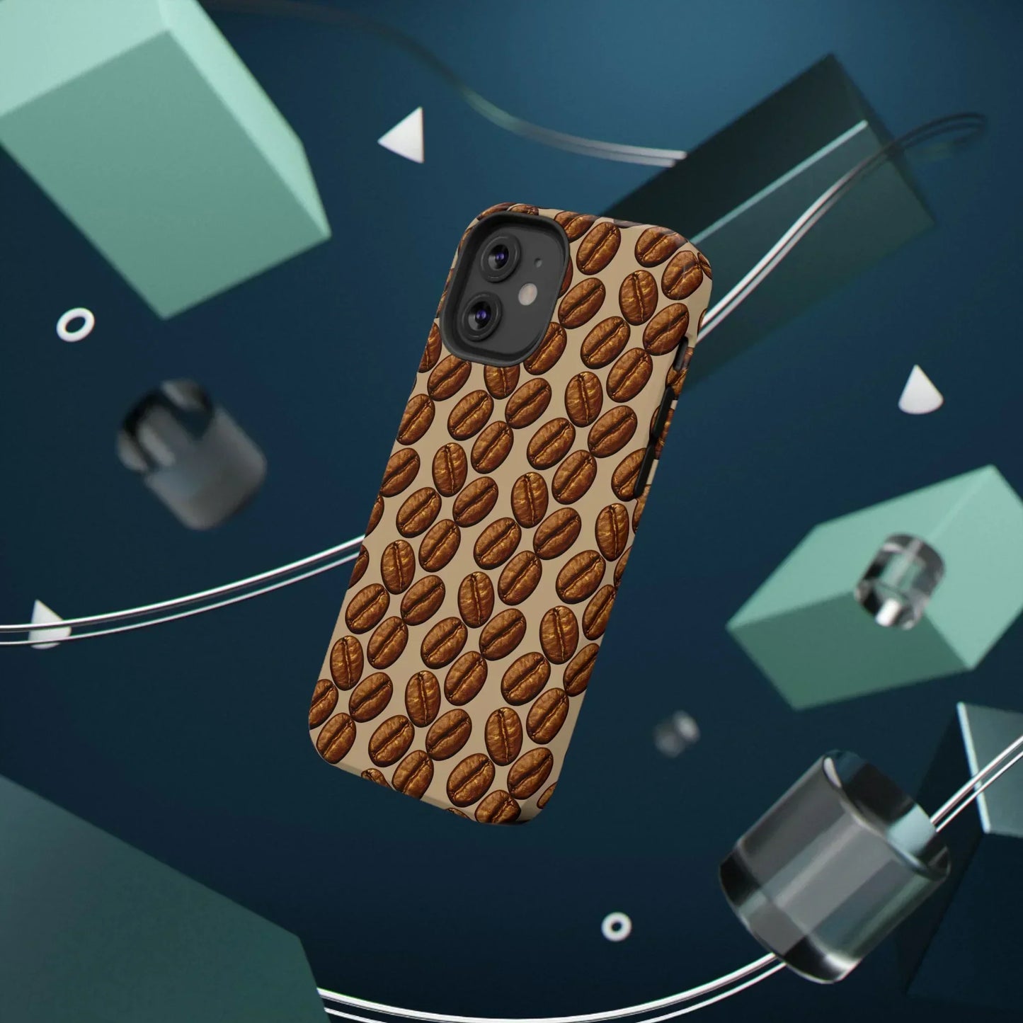 Coffee Pattern Phone Case for iPhone and Samsung Galaxy - KarArmDesign