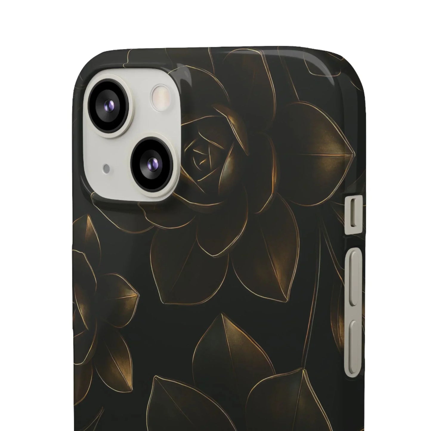 Metal Flower Phone Case for iPhone 7-16 and Galaxy S10-S24 Models - KarArmDesign
