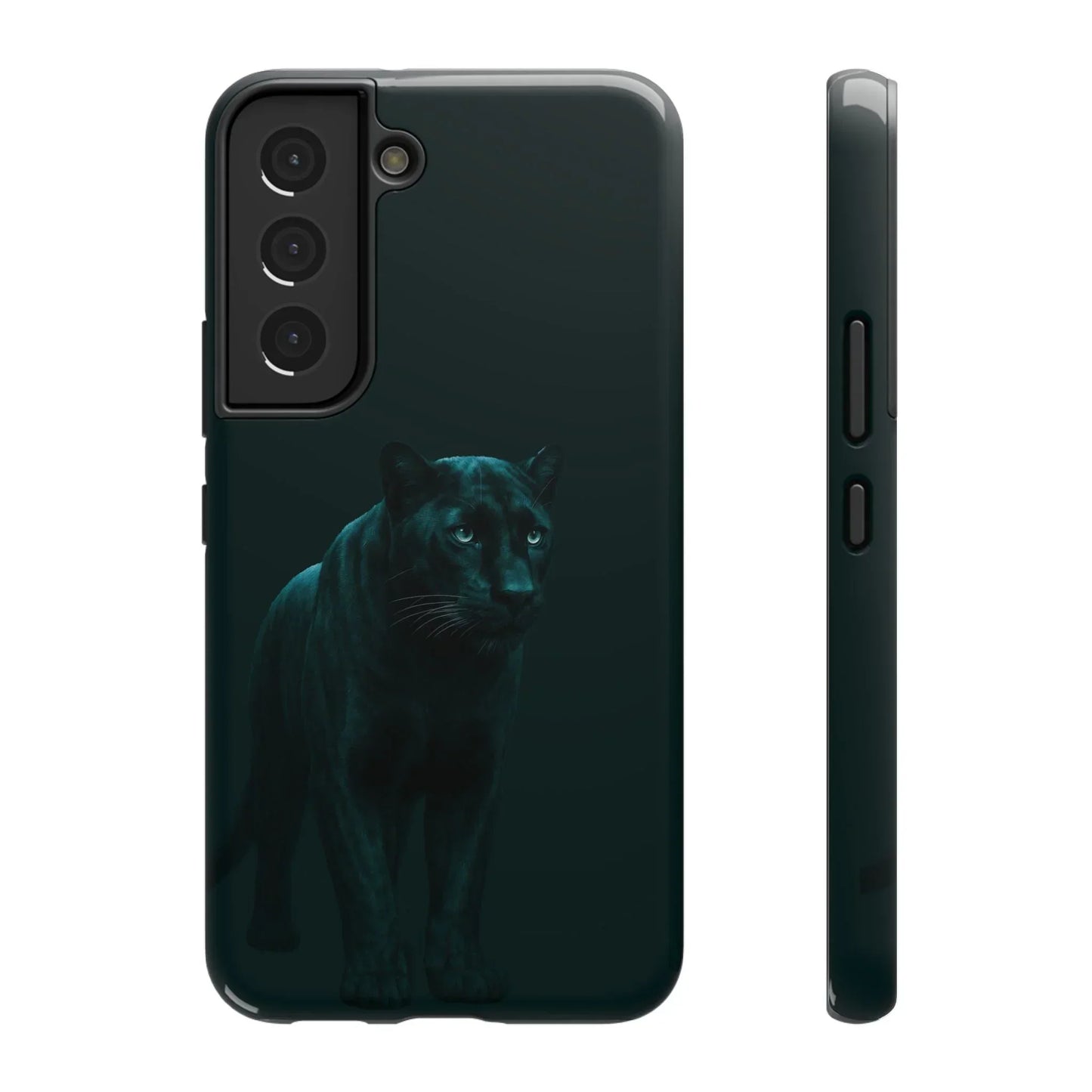 Black Panther Phone Case for iPhone 12-16 and Samsung Galaxy S21-S22 Models - KarArmDesign