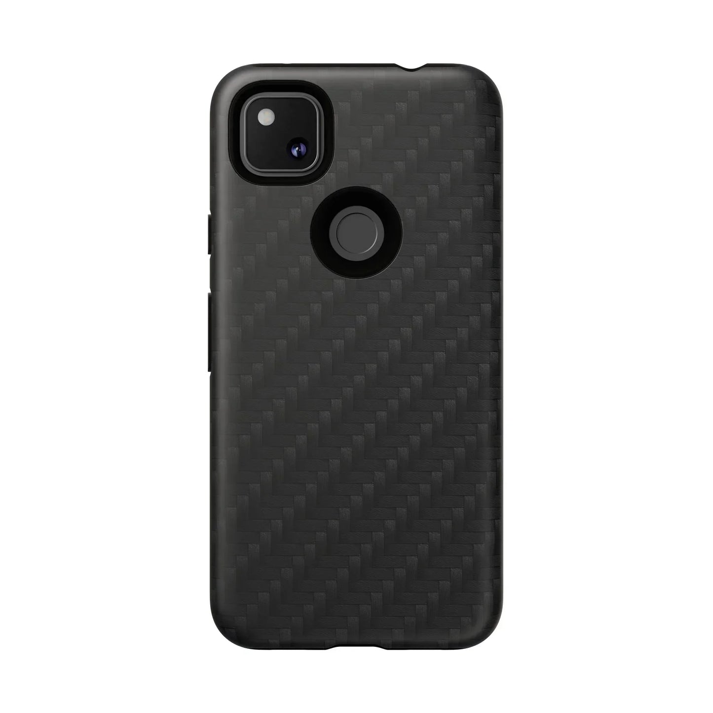 Black Carbon Phone Case Tough Case for iPhone 8-16 and Google Pixel up to 9 Models - KarArmDesign