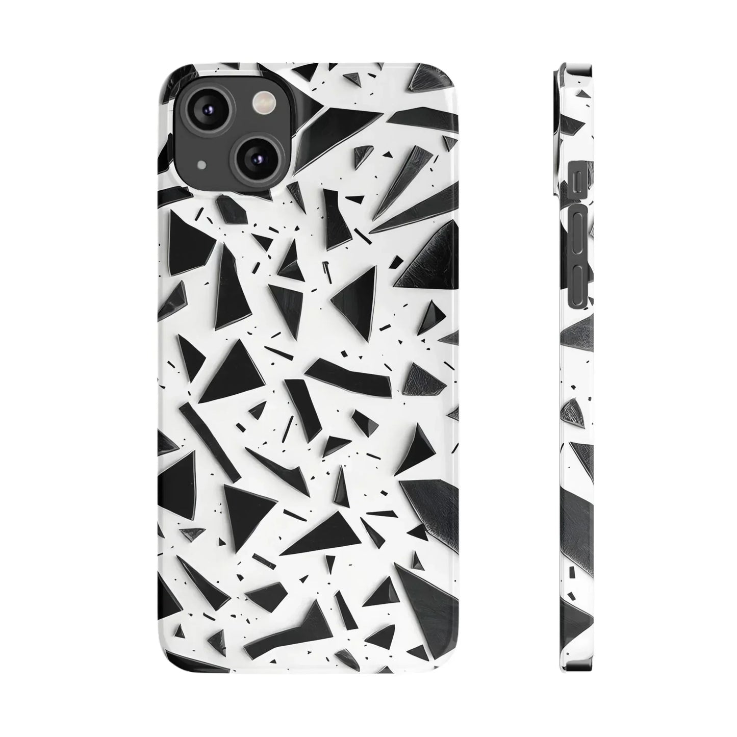 Abstract Slim Phone Case for iPhone 7 to 16 Models - KarArmDesign