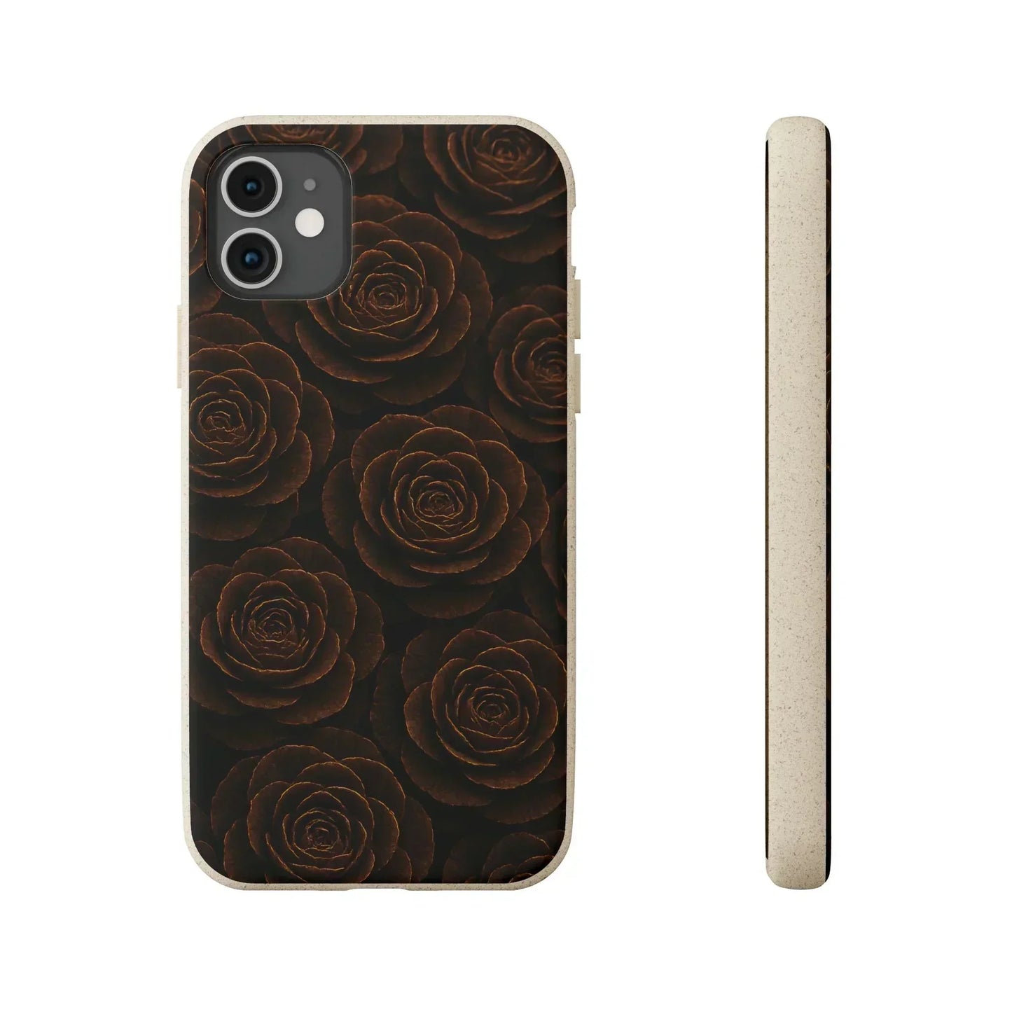 Wooden Roses Phone Case for iPhone 11-16 and Samsung Galaxy S20-S22 Models - KarArmDesign