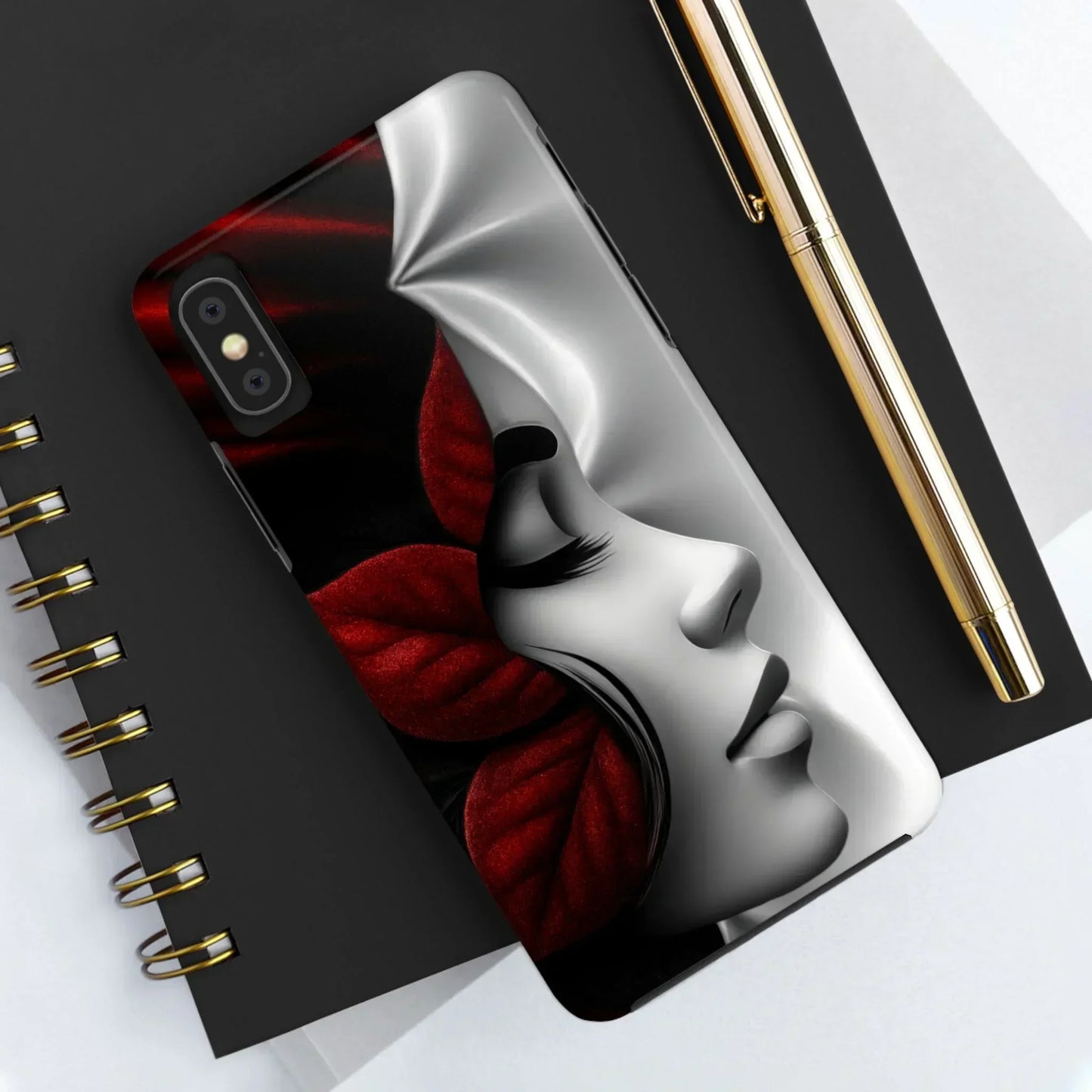 Whispered Grace Phone Case for iPhone 7-17 and Samsung Galaxy S21-S25 Models - KarArmDesign