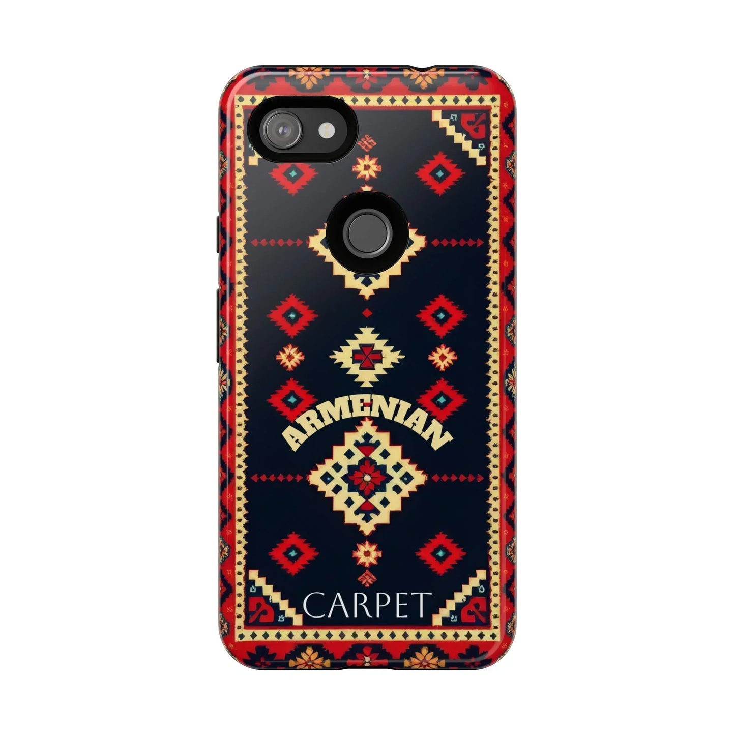 Armenian Carpet Design Phone Case for Samsung Galaxy and Google Pixel Models - KarArmDesign