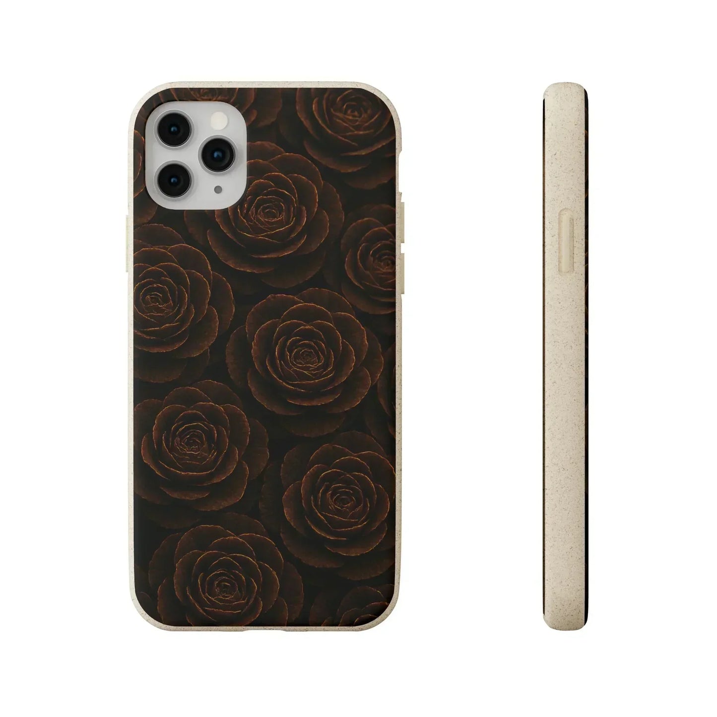 Wooden Roses Phone Case for iPhone 11-16 and Samsung Galaxy S20-S22 Models - KarArmDesign