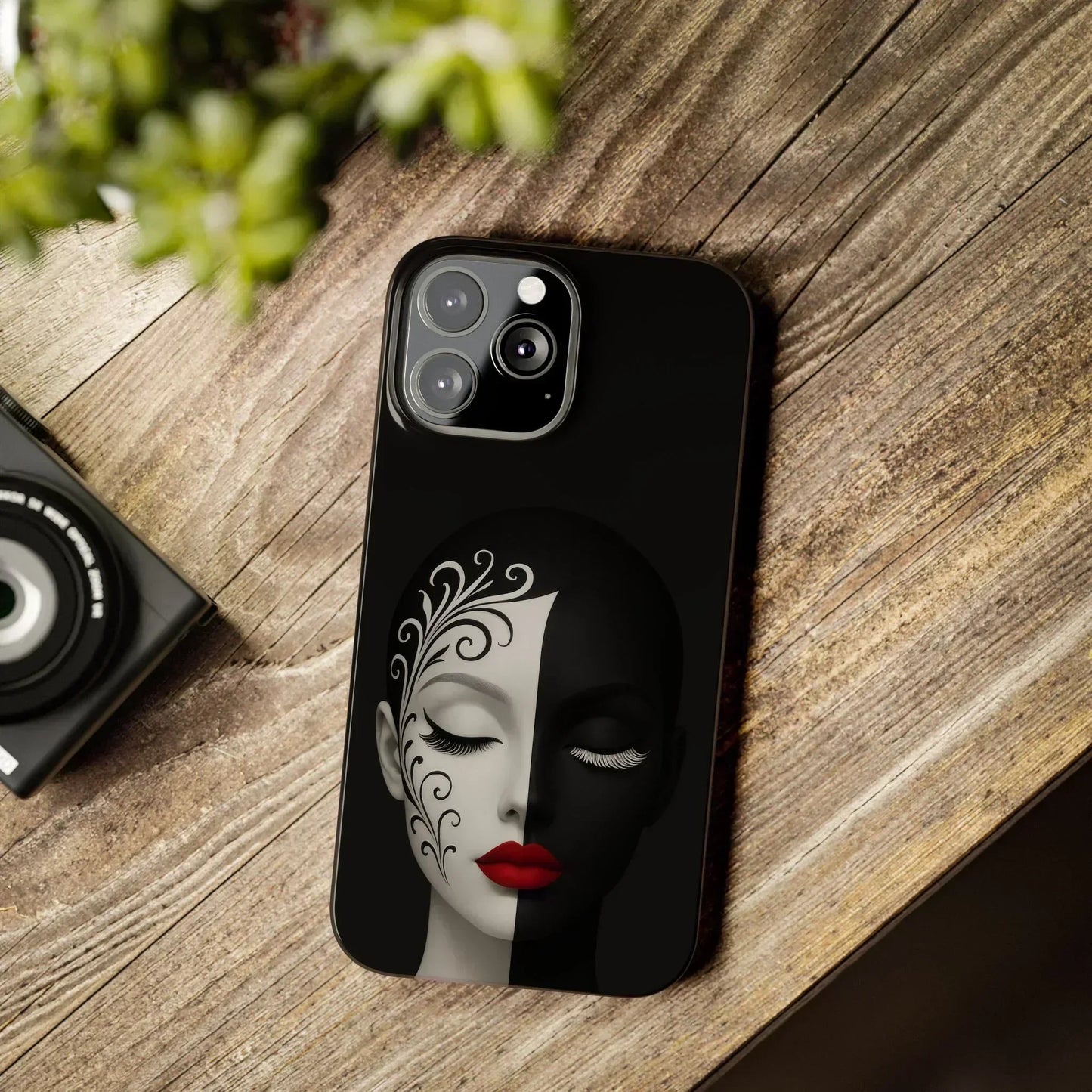 Artistic Head Design Phone Case for iPhone 7-16 Models - KarArmDesign