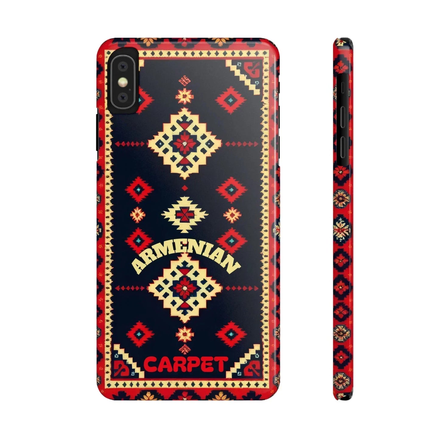 Armenian Carpet Pattern Traditional Ethnic Design Phone Case for iPhone 7-16 Models - KarArmDesign
