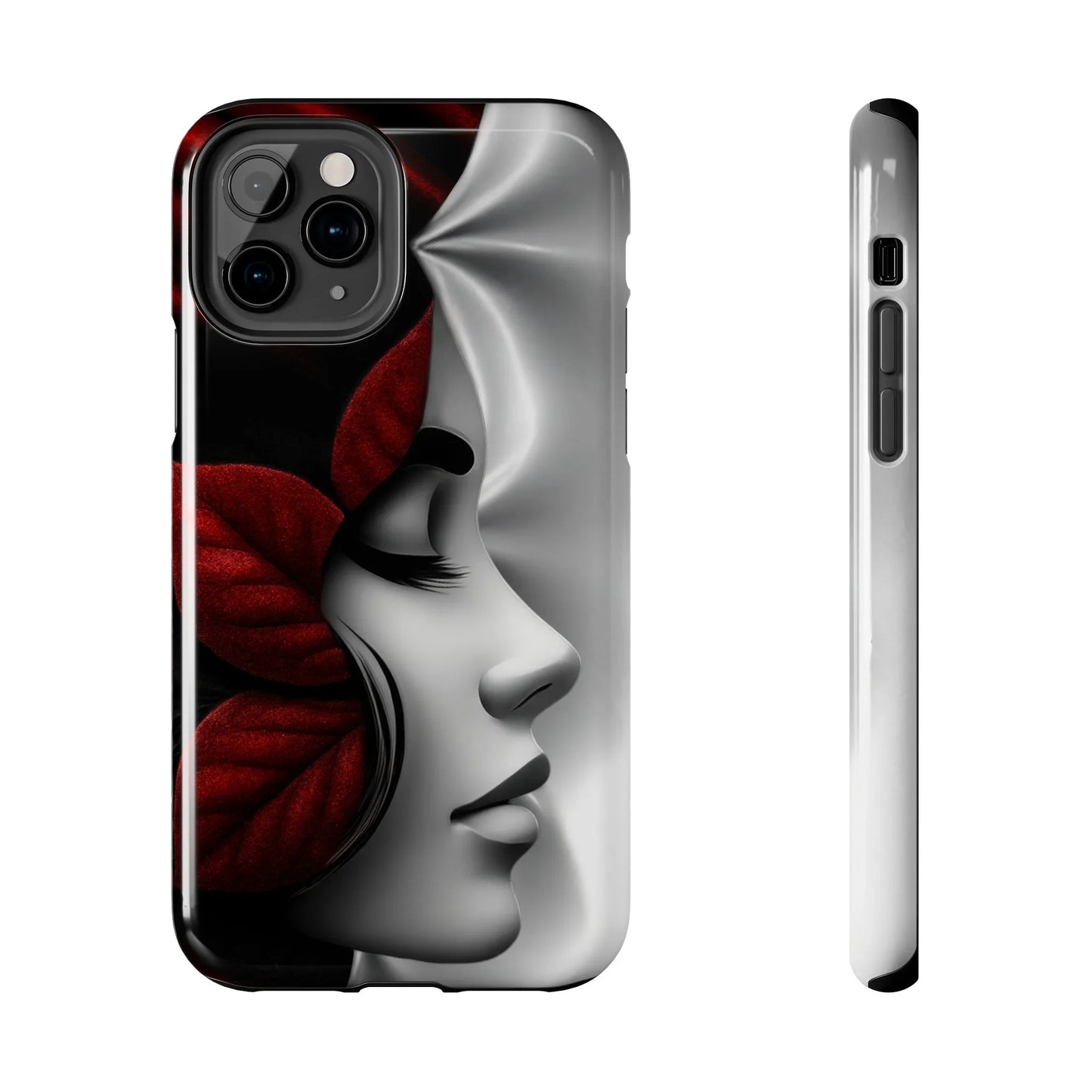 Whispered Grace Phone Case for iPhone 7-17 and Samsung Galaxy S21-S25 Models - KarArmDesign