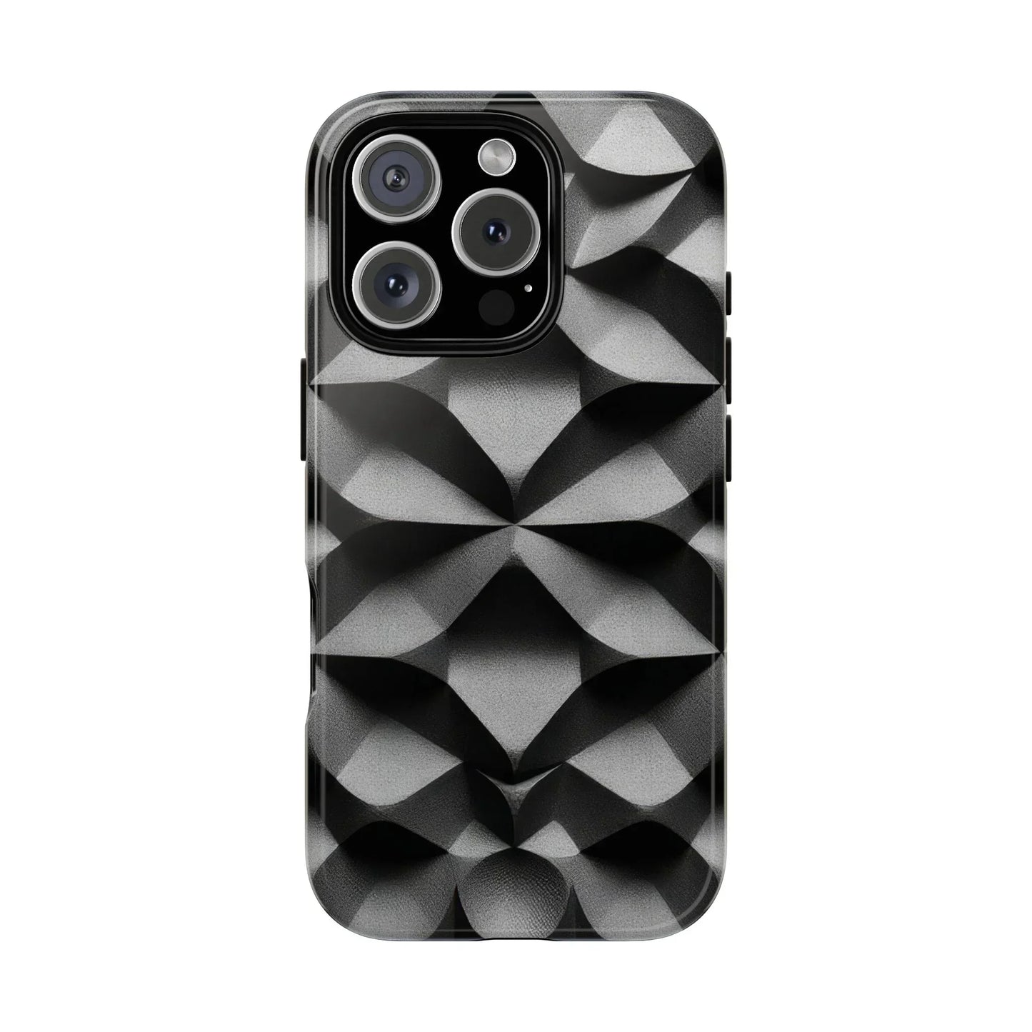 3D Geometric Phone Case for iPhone 8–16 Models - KarArmDesign