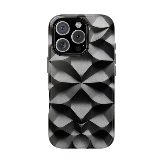 3D Geometric Phone Case for iPhone 8–16 Models - KarArmDesign