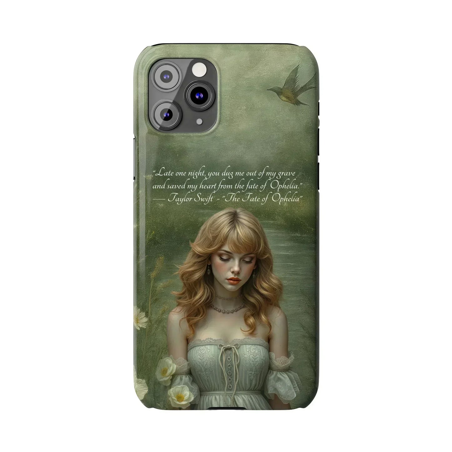 "Melancholic Ophelia" Phone Case for iPhone 7-17 Models - KARARMDESIGN