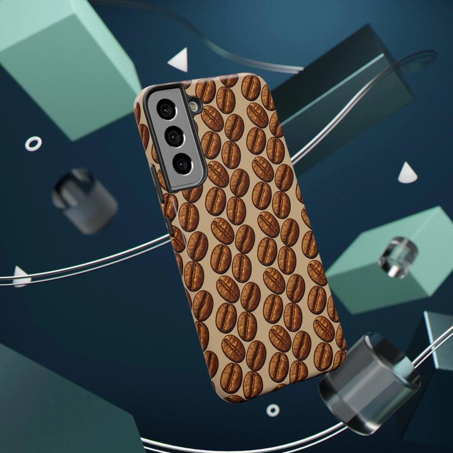 Coffee Pattern Phone Case for iPhone and Samsung Galaxy - KarArmDesign
