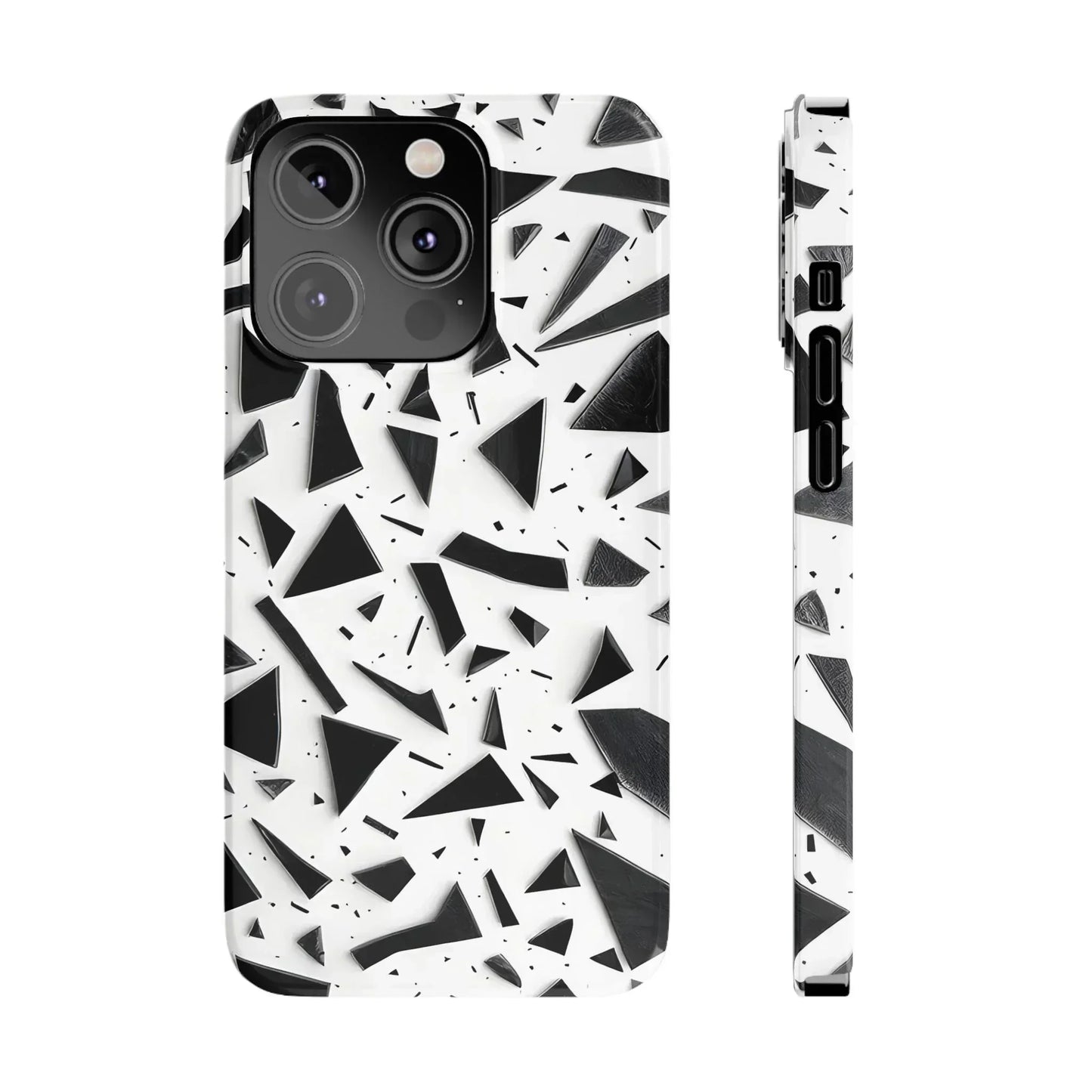 Abstract Slim Phone Case for iPhone 7 to 16 Models - KarArmDesign