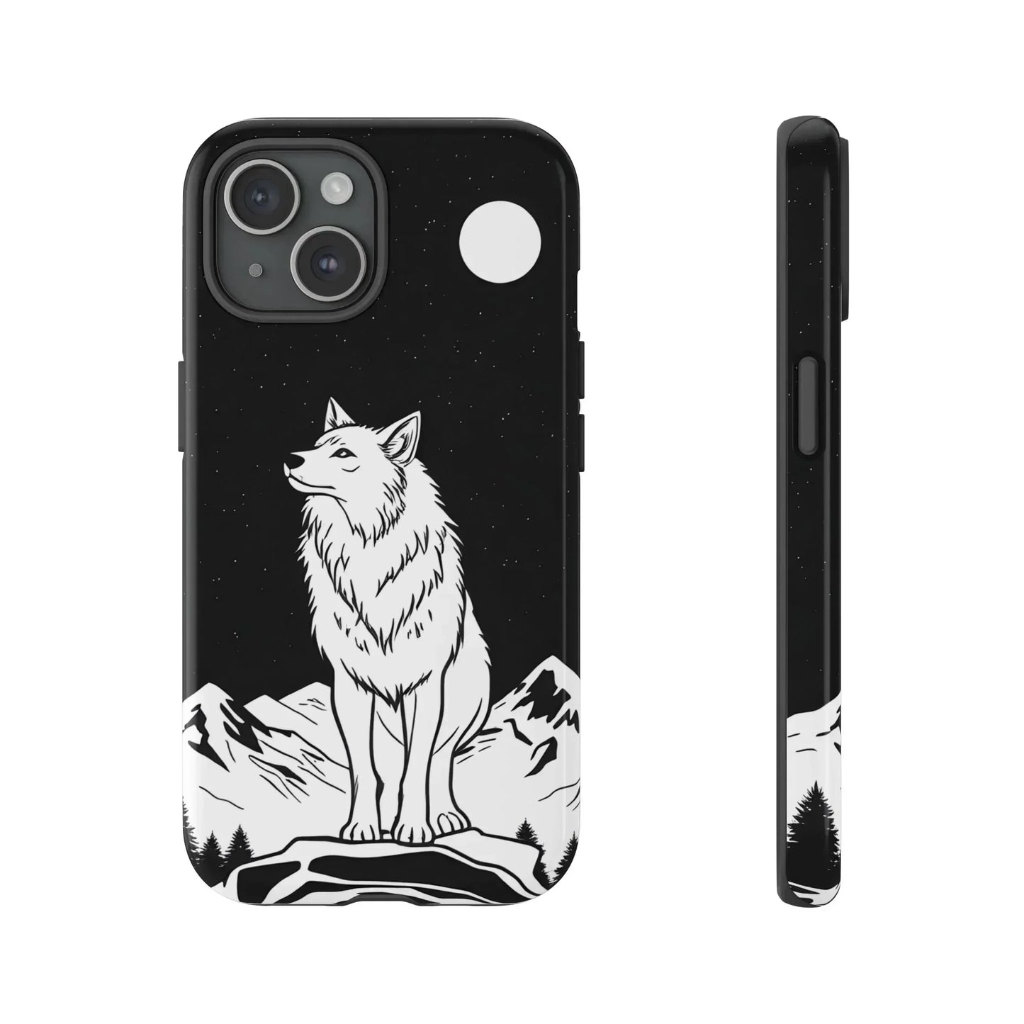 Majestic Wolf Phone Case for iPhone and Samsung Galaxy - KarArmDesign