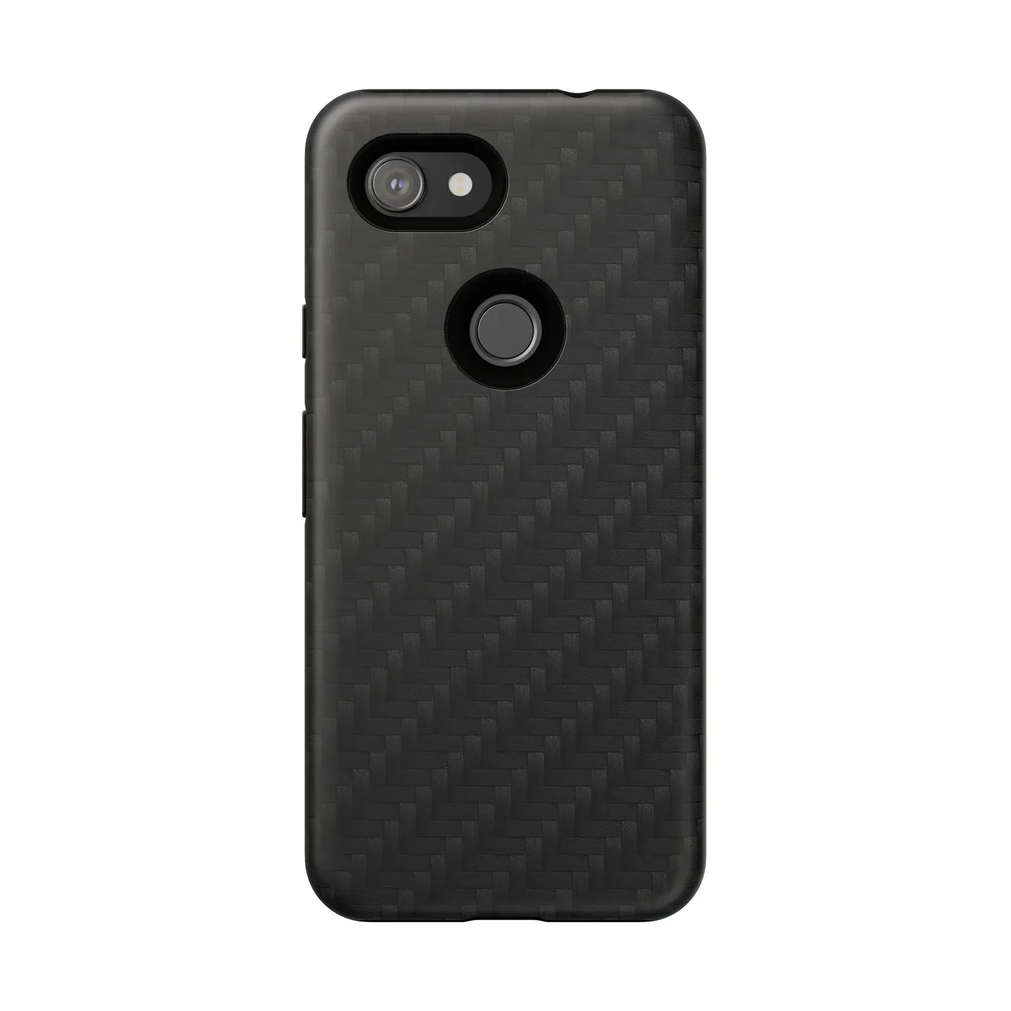 Black Carbon Phone Case Tough Case for iPhone 8-16 and Google Pixel up to 9 Models - KarArmDesign