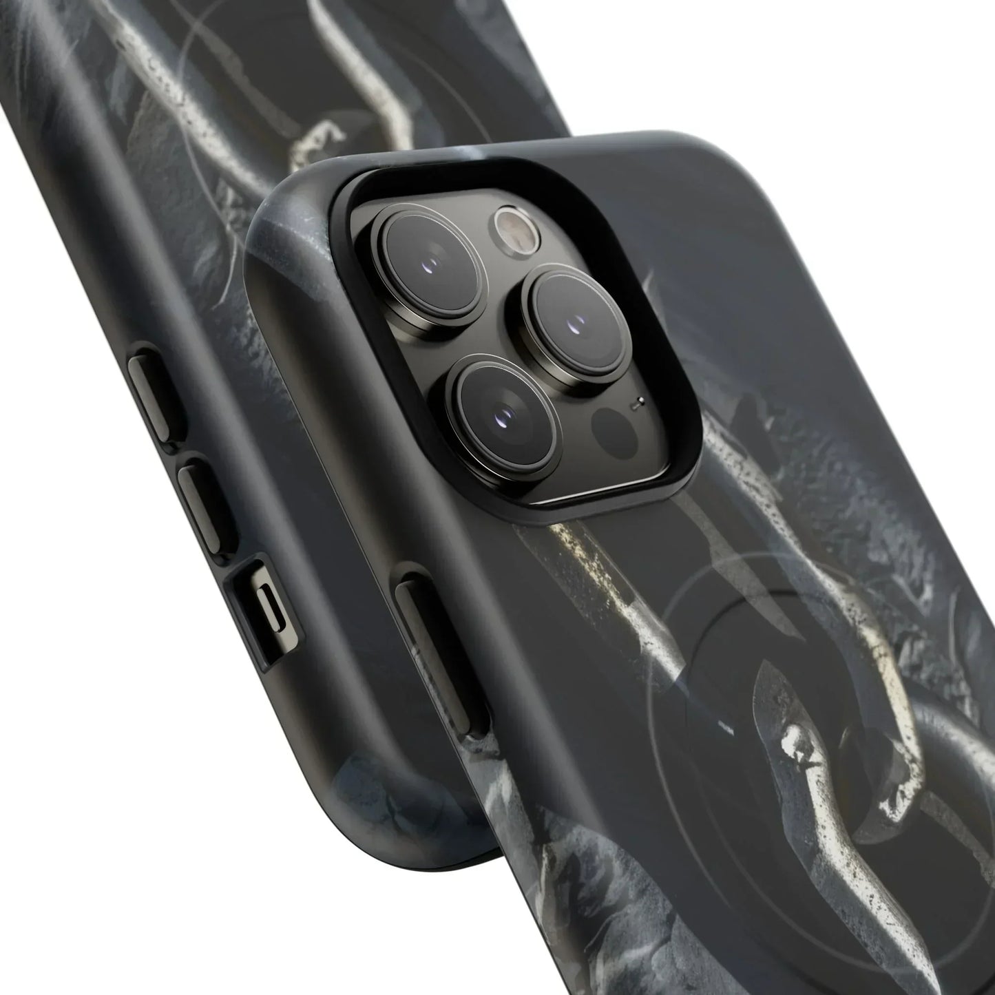 “Iron Chain” Tough Magnetic Phone Case for iPhone 14-16 Models - KarArmDesign