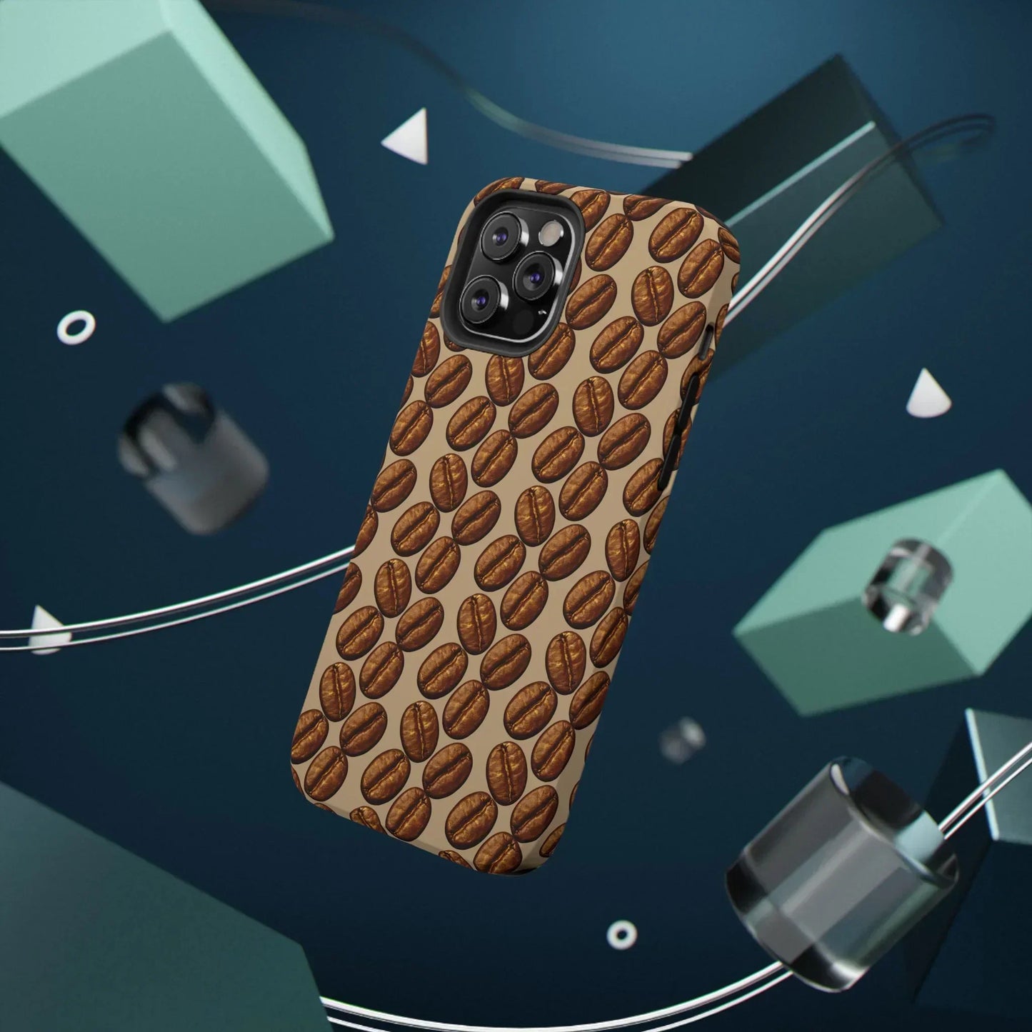 Coffee Pattern Phone Case for iPhone and Samsung Galaxy - KarArmDesign