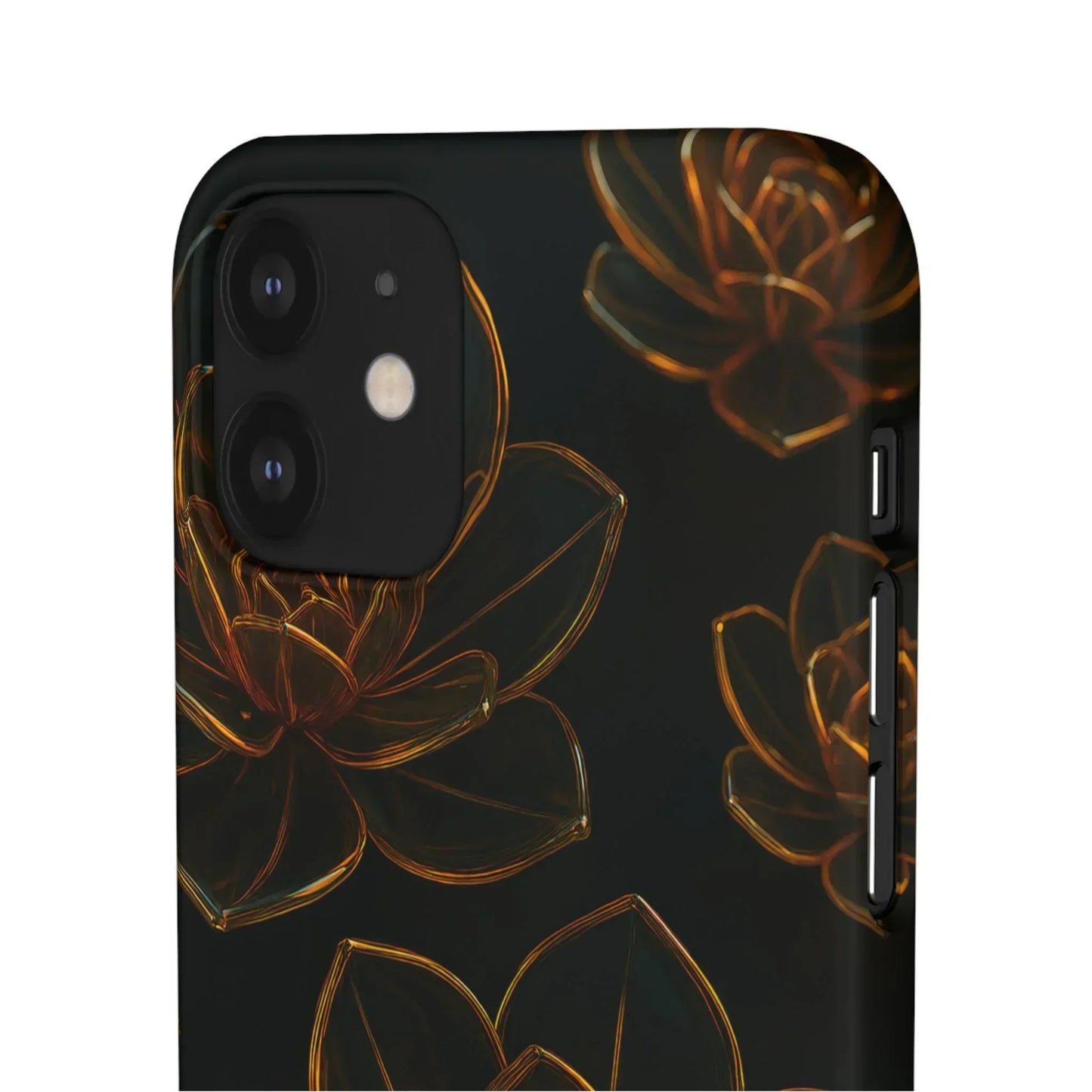 Glass Flower Phone Case for iPhone 7-16 and Galaxy S10-S24 Models - KarArmDesign