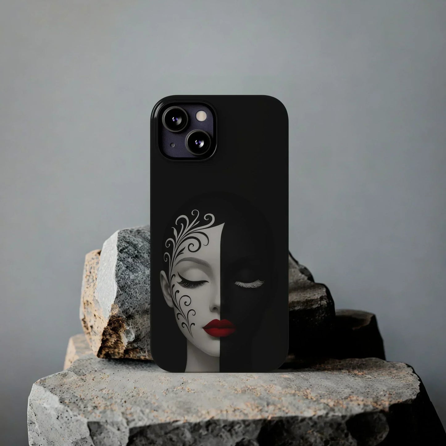 Artistic Head Design Phone Case for iPhone 7-16 Models - KarArmDesign