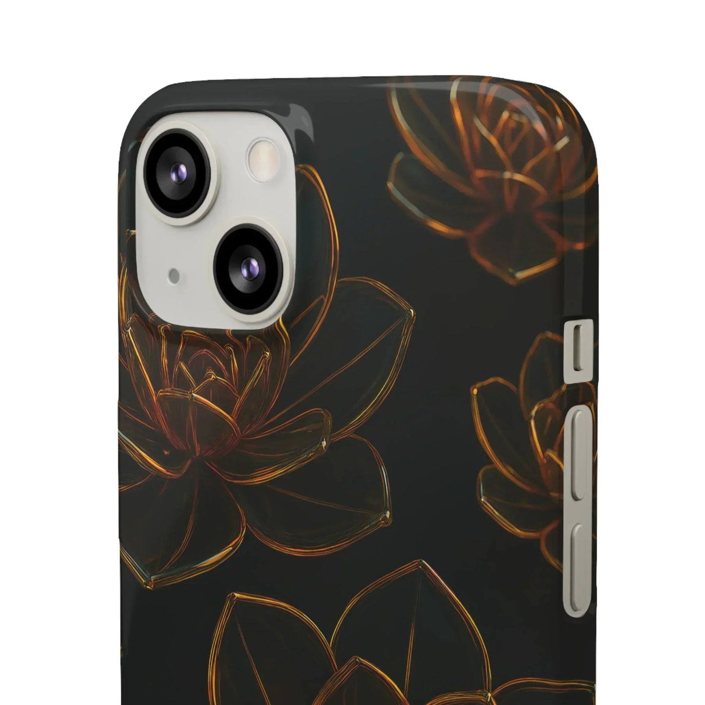 Glass Flower Phone Case for iPhone 7-16 and Galaxy S10-S24 Models - KarArmDesign