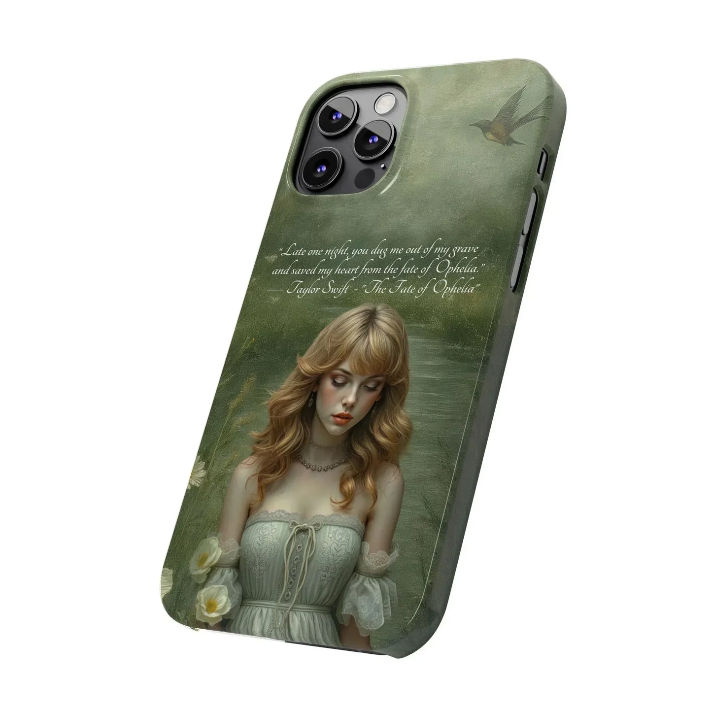 "Melancholic Ophelia" Phone Case for iPhone 7-17 Models - KARARMDESIGN