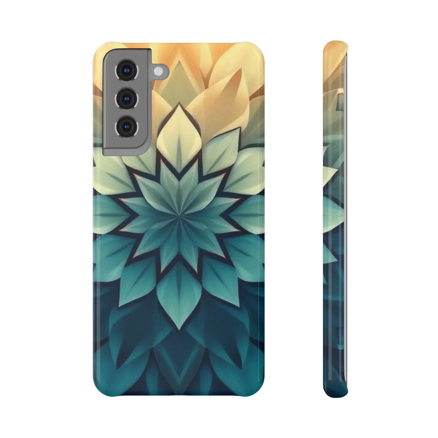 Tough Floral Samsung Galaxy Phone Case for S21, S21 Plus, and S21 Ultra - KarArmDesign