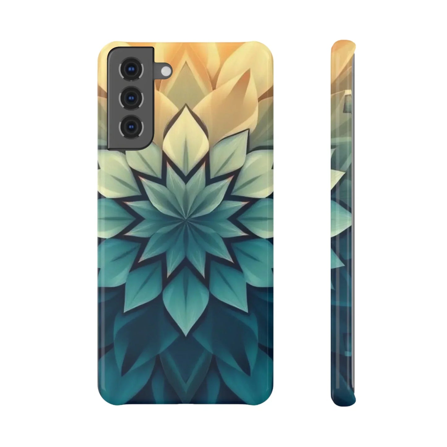Tough Floral Samsung Galaxy Phone Case for S21, S21 Plus, and S21 Ultra - KarArmDesign