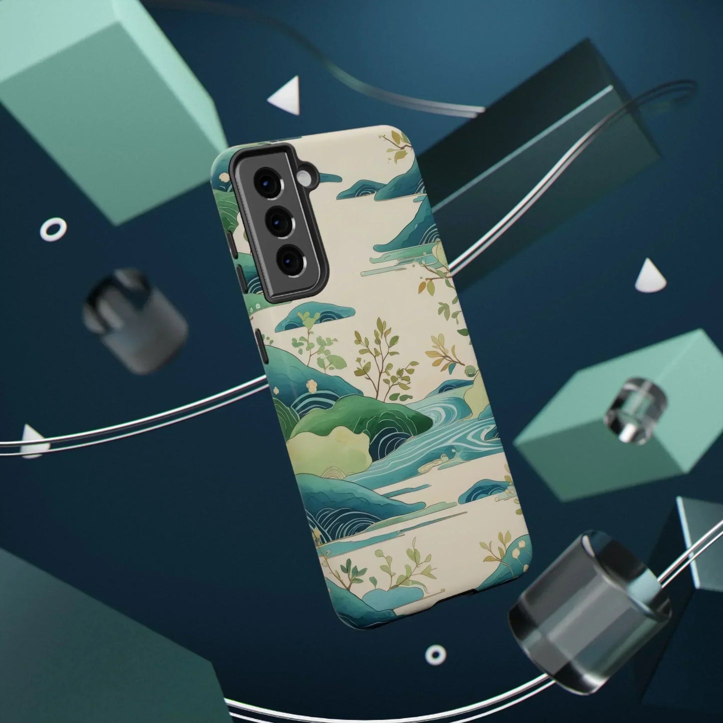 Nature Landscape Phone Case for iPhone 12-16 and Samsung Galaxy S21-S22 Models - KarArmDesign