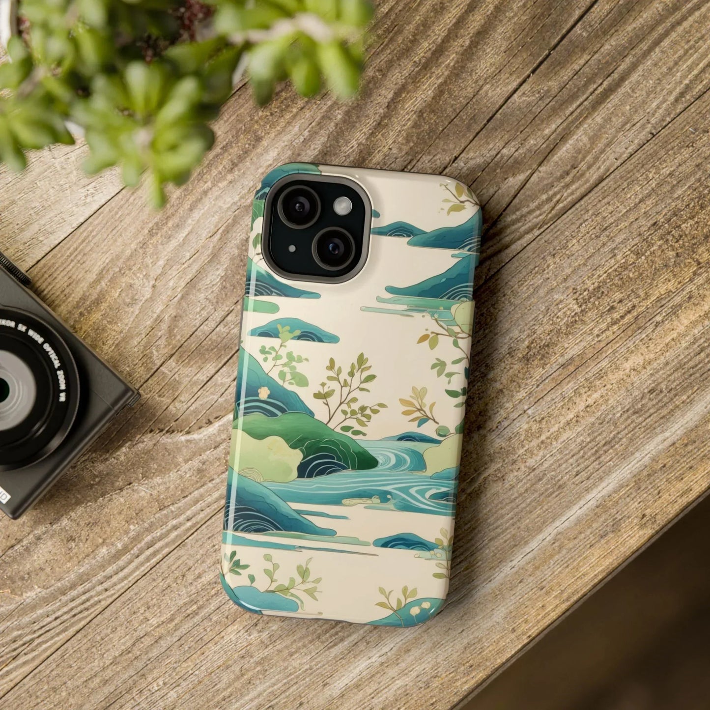 Nature Landscape Phone Case for iPhone 12-16 and Samsung Galaxy S21-S22 Models - KarArmDesign