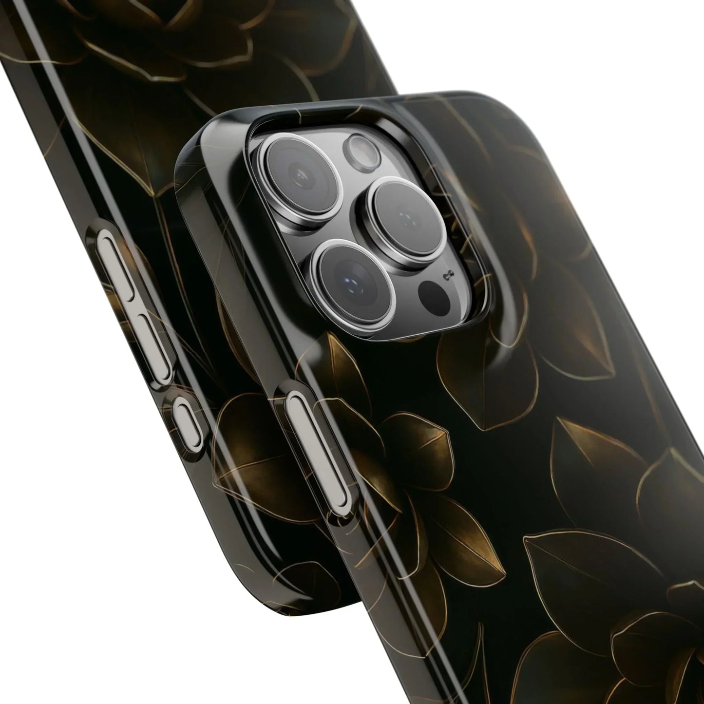 Metal Flower Phone Case for iPhone 7-16 and Galaxy S10-S24 Models - KarArmDesign