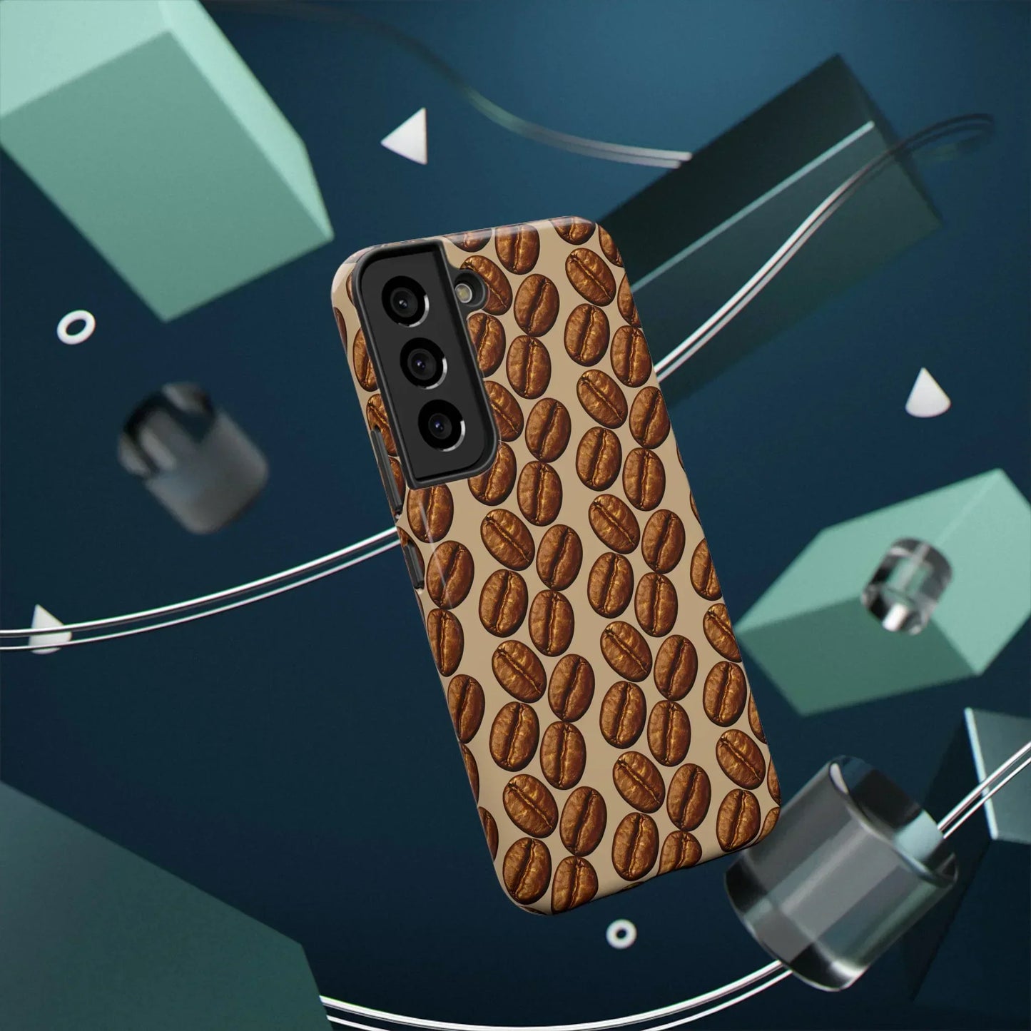 Coffee Pattern Phone Case for iPhone and Samsung Galaxy - KarArmDesign