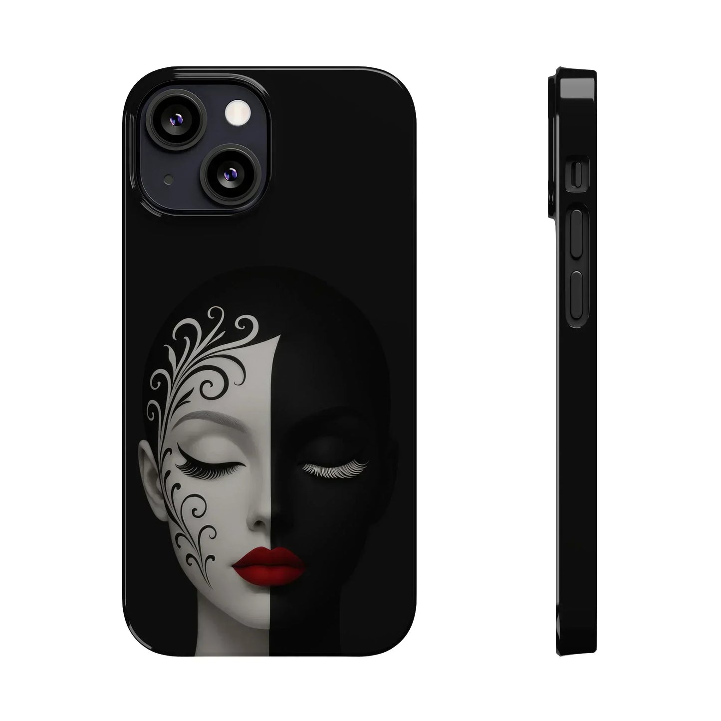 Artistic Head Design Phone Case for iPhone 7-16 Models - KarArmDesign