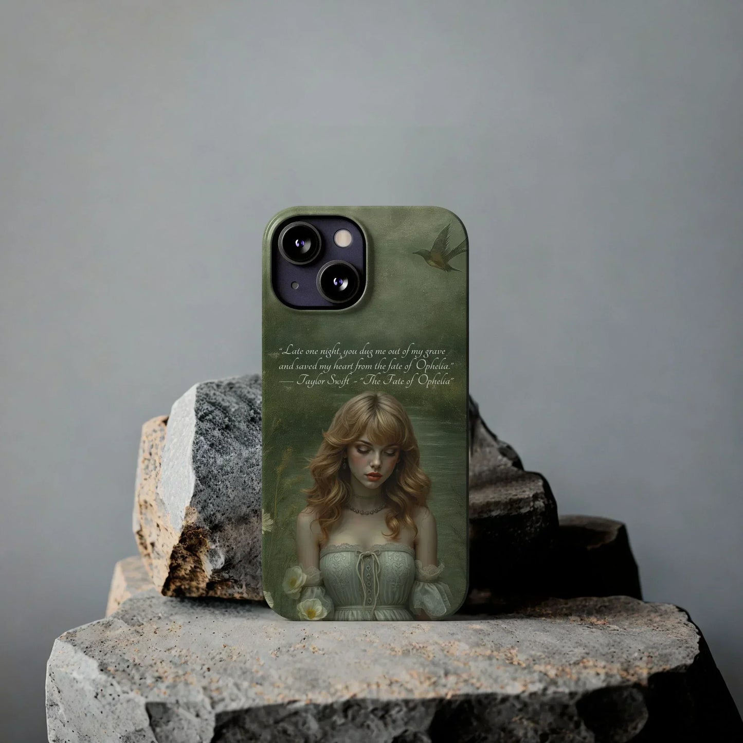 "Melancholic Ophelia" Phone Case for iPhone 7-17 Models - KARARMDESIGN