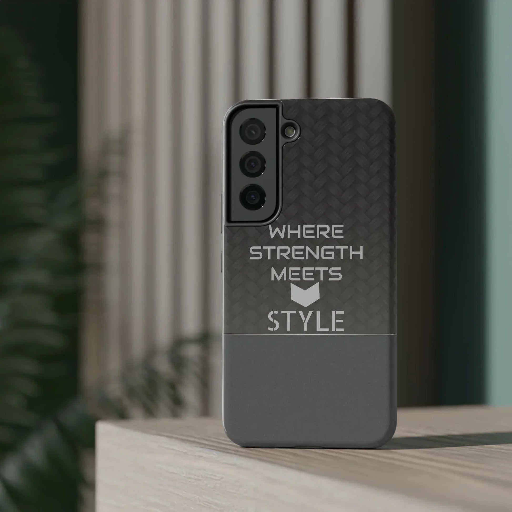 Gray Carbon Phone Case for iPhone 12-16 and Galaxy S21-S22 Models - KarArmDesign