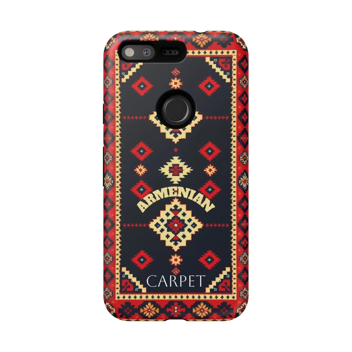 Armenian Carpet Design Phone Case for Samsung Galaxy and Google Pixel Models - KarArmDesign