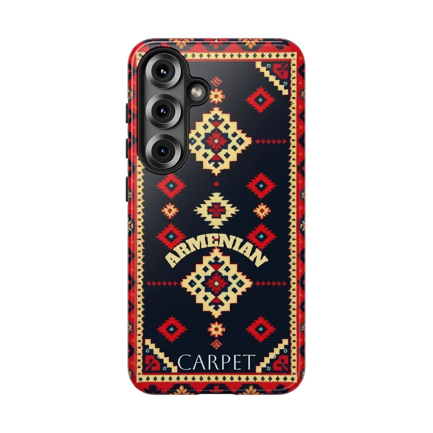 Armenian Carpet Design Phone Case for Samsung Galaxy and Google Pixel Models - KarArmDesign