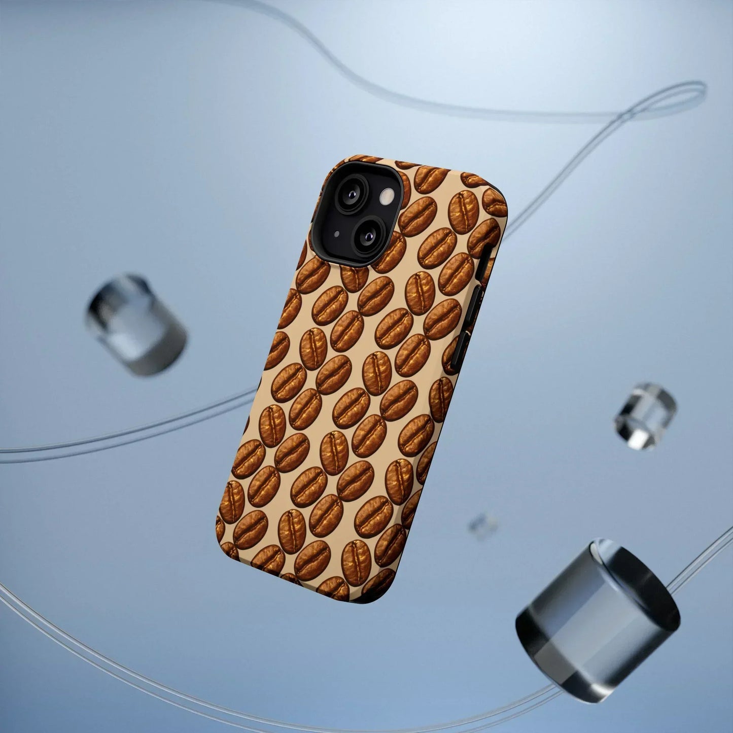 Coffee Pattern Phone Case for iPhone and Samsung Galaxy - KarArmDesign