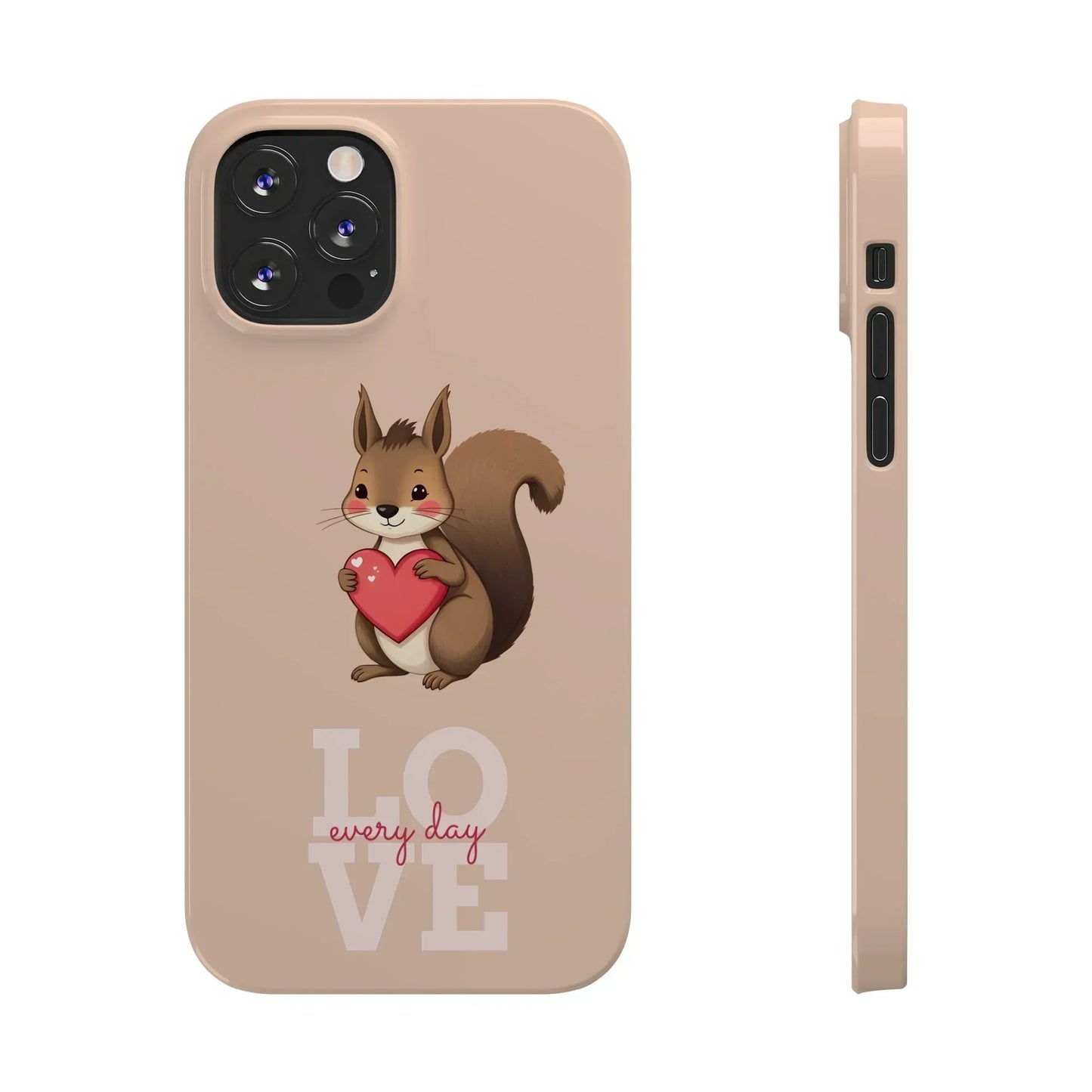 Cute Squirrel Phone Case for iPhone 7 to 16 Series Models - KarArmDesign